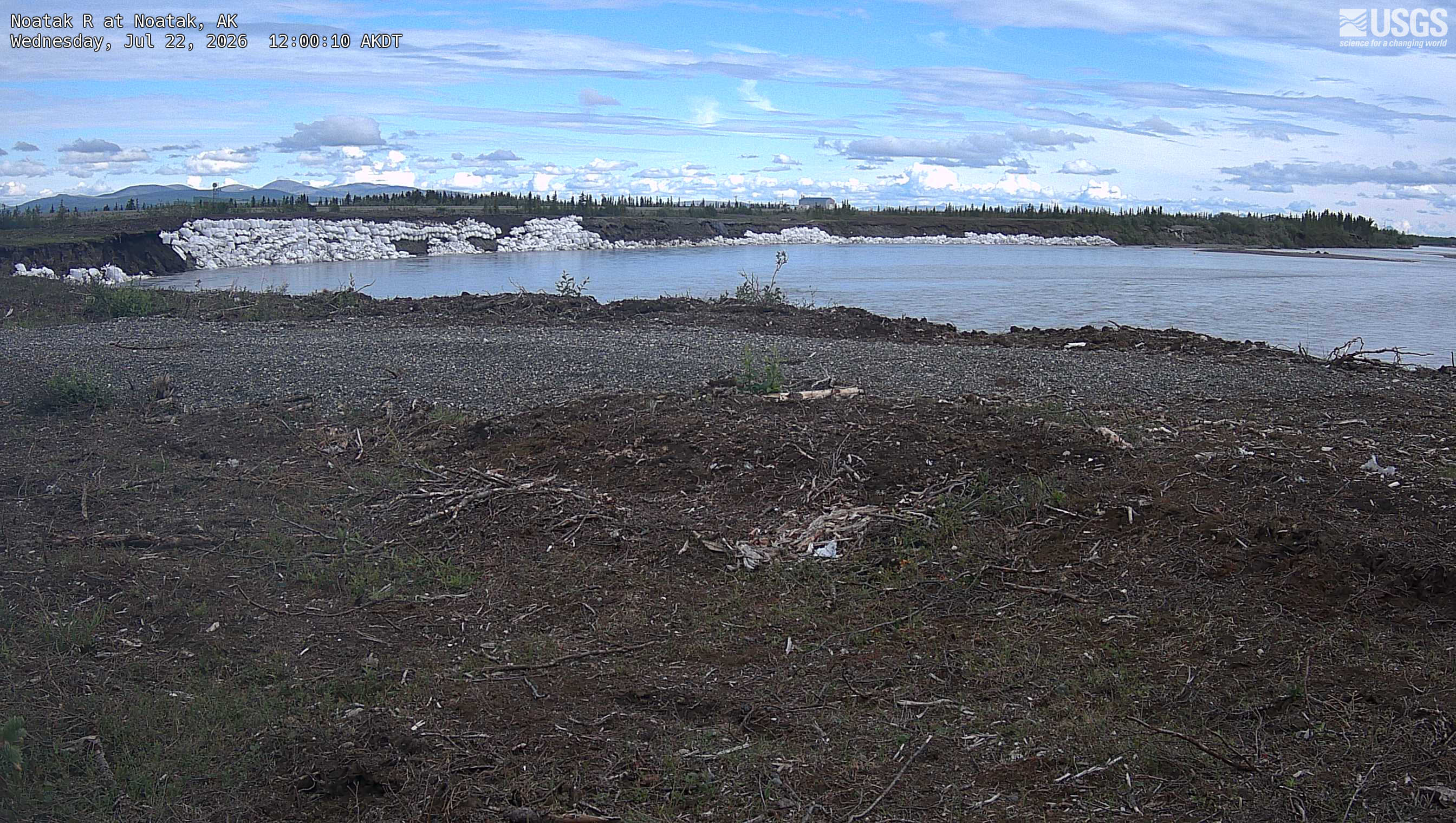 Most recent image at Noatak R at Noatak