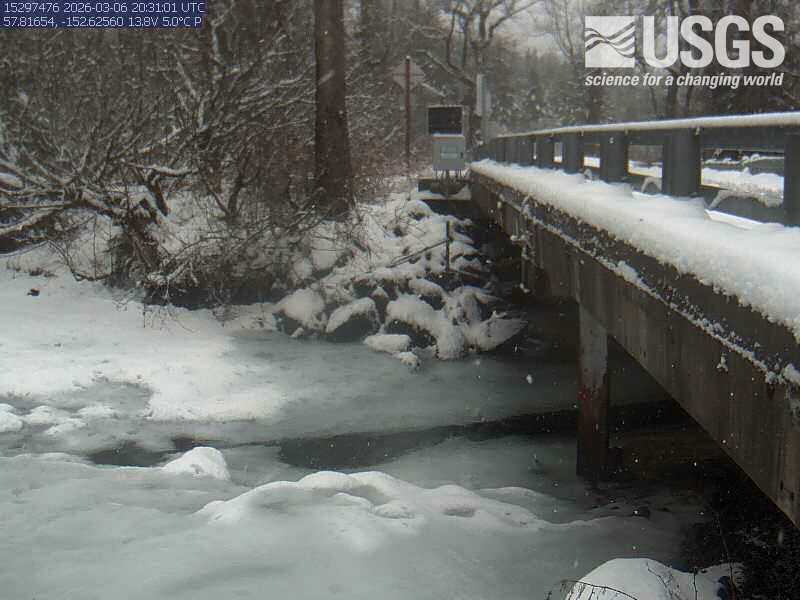 USGS HIVIS CAM Red Cloud River at Anton Larsen Bay near Kodiak