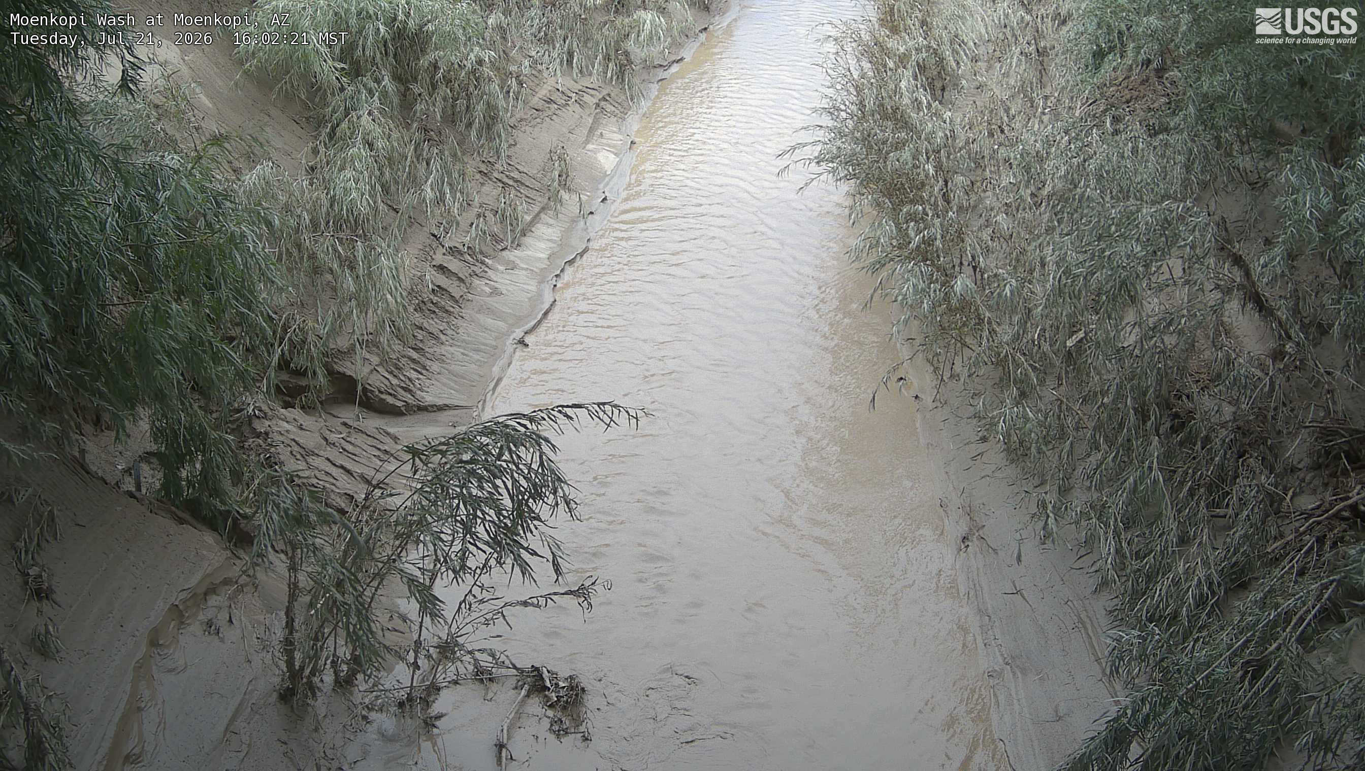Most recent image at Moenkopi Wash at Moenkopi