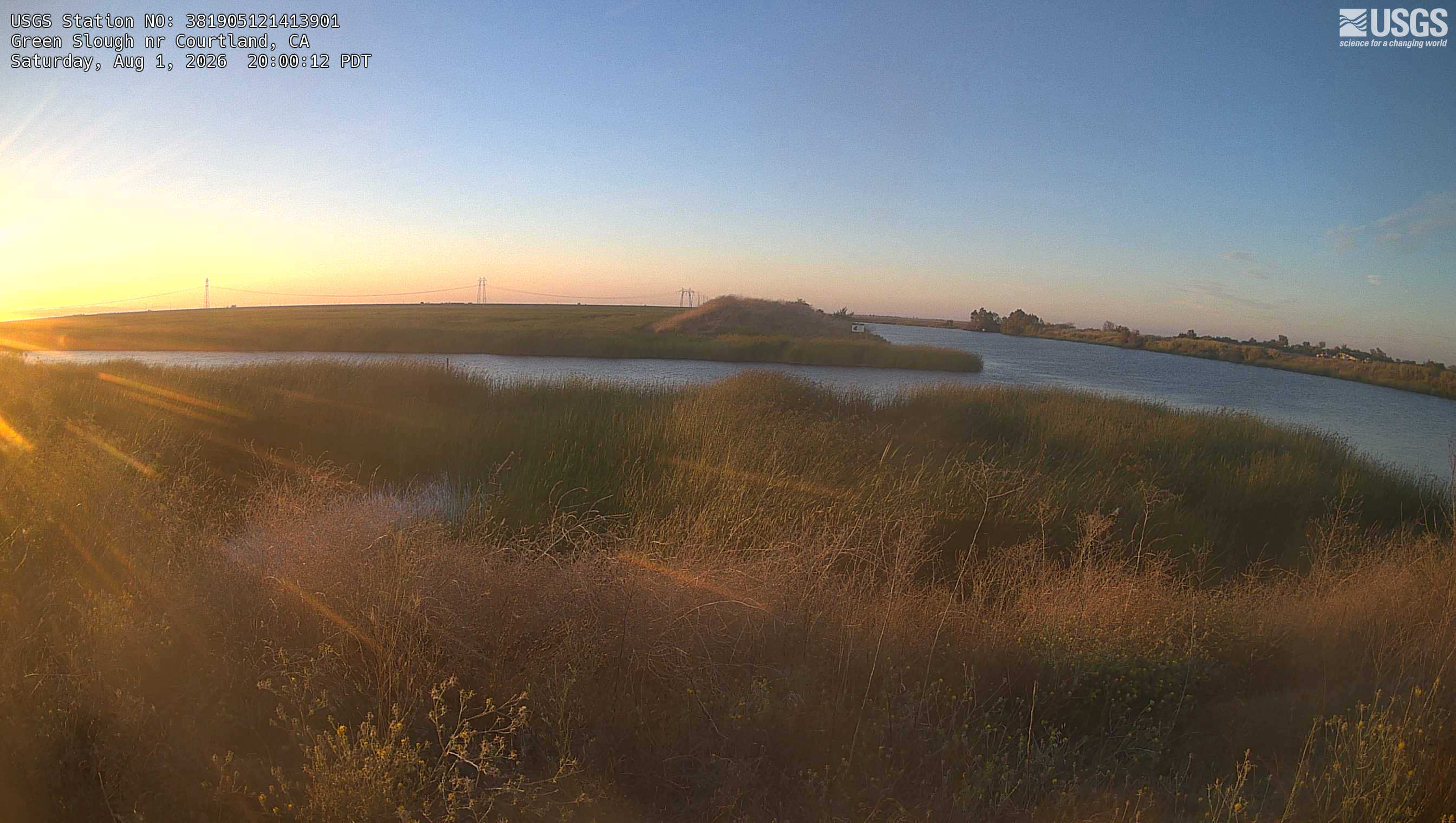Most recent image at Green Slough nr Courtland