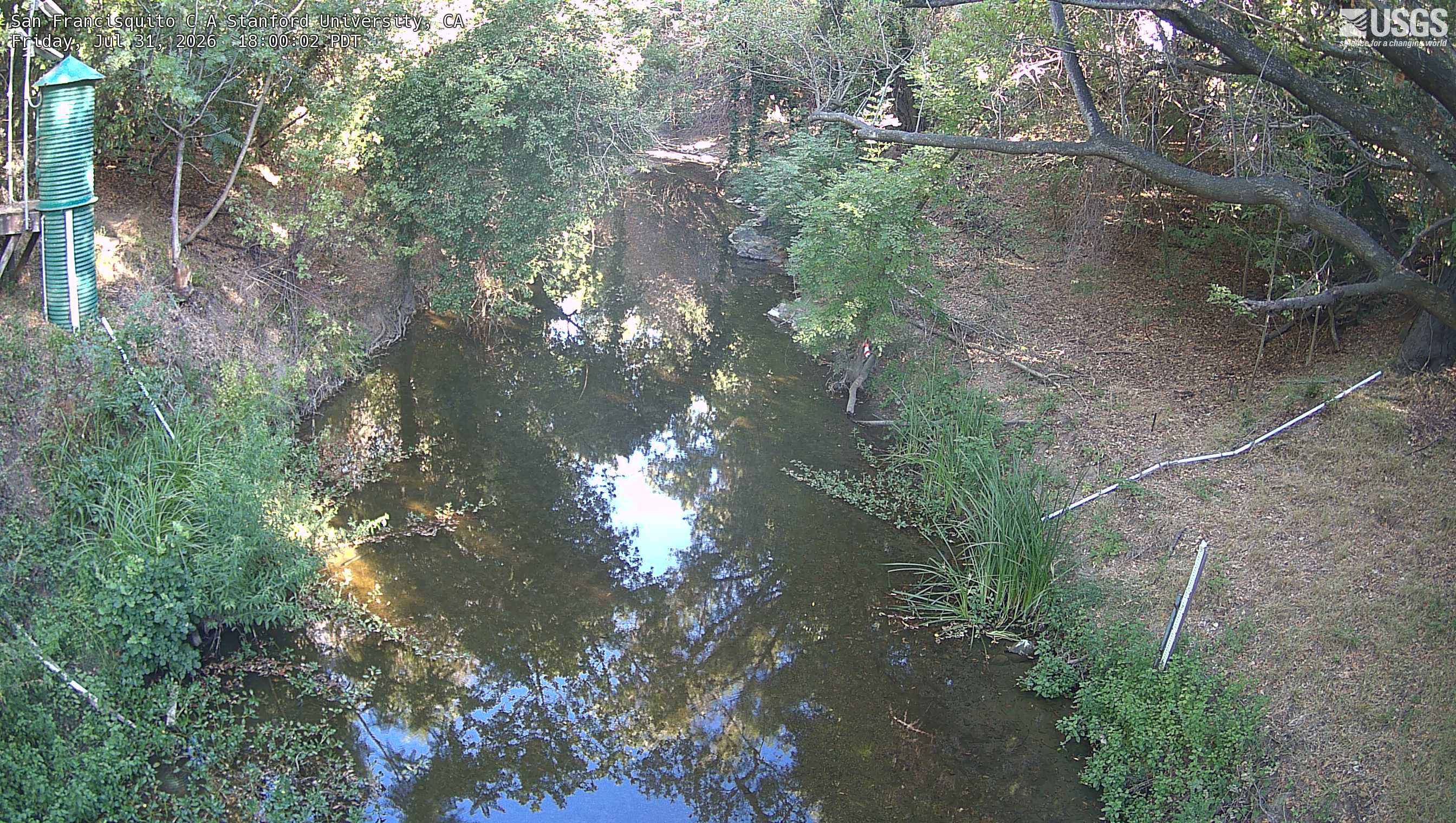 Most recent image at San Francisquito C A Stanford University