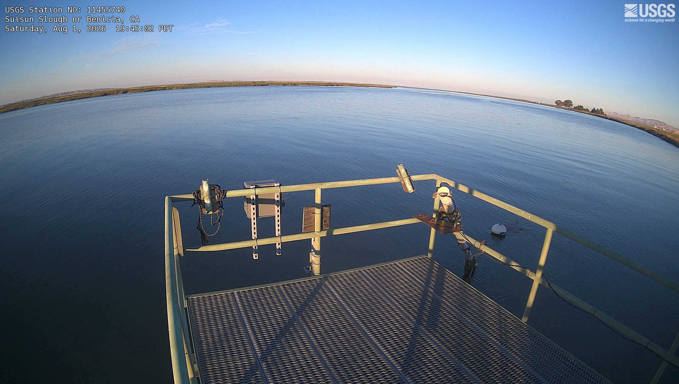 Most recent image at Suisun Slough nr Benicia