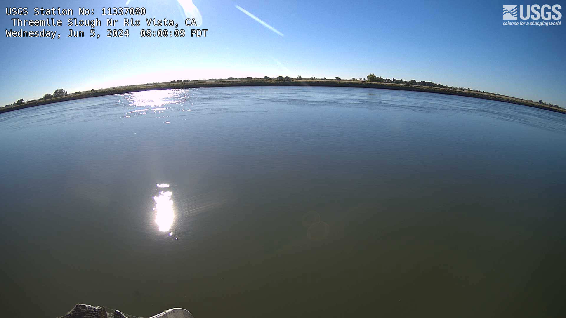 This is the latest image of Threemile Slough Nr Rio Vista Webcam located in California.