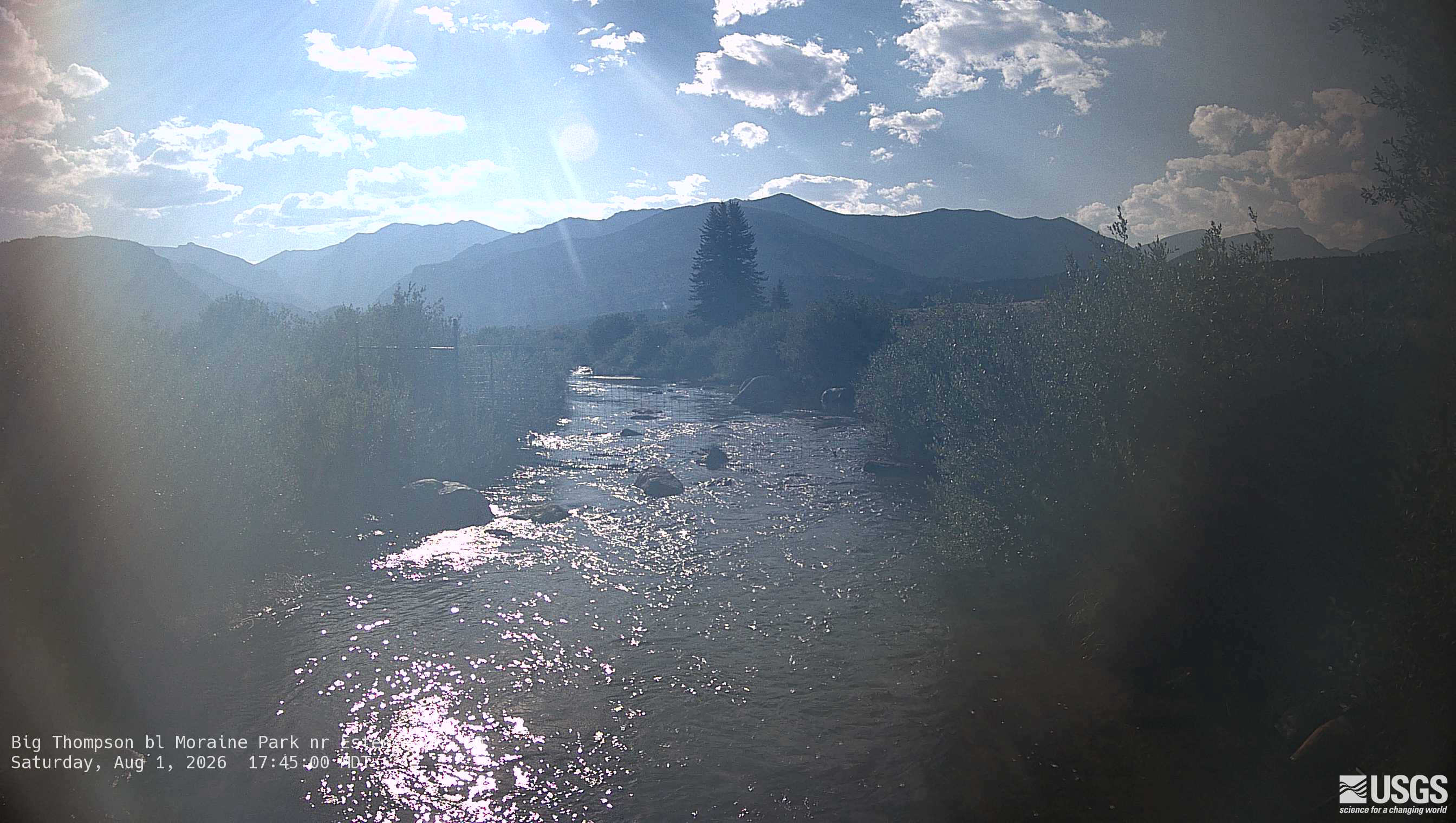 Most recent image at Big Thompson bl Moraine Park nr Estes Park