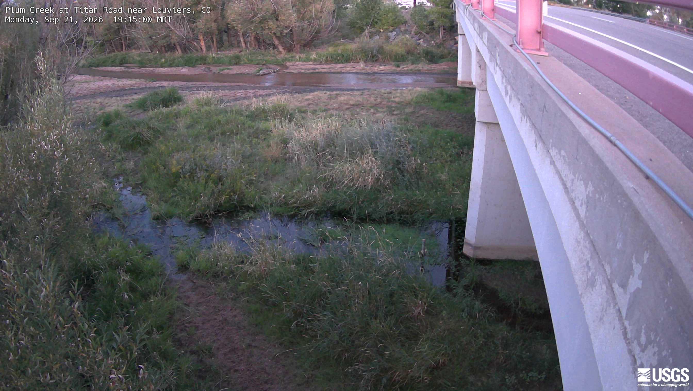 Most recent image at Plum Creek at Titan Road near Louviers