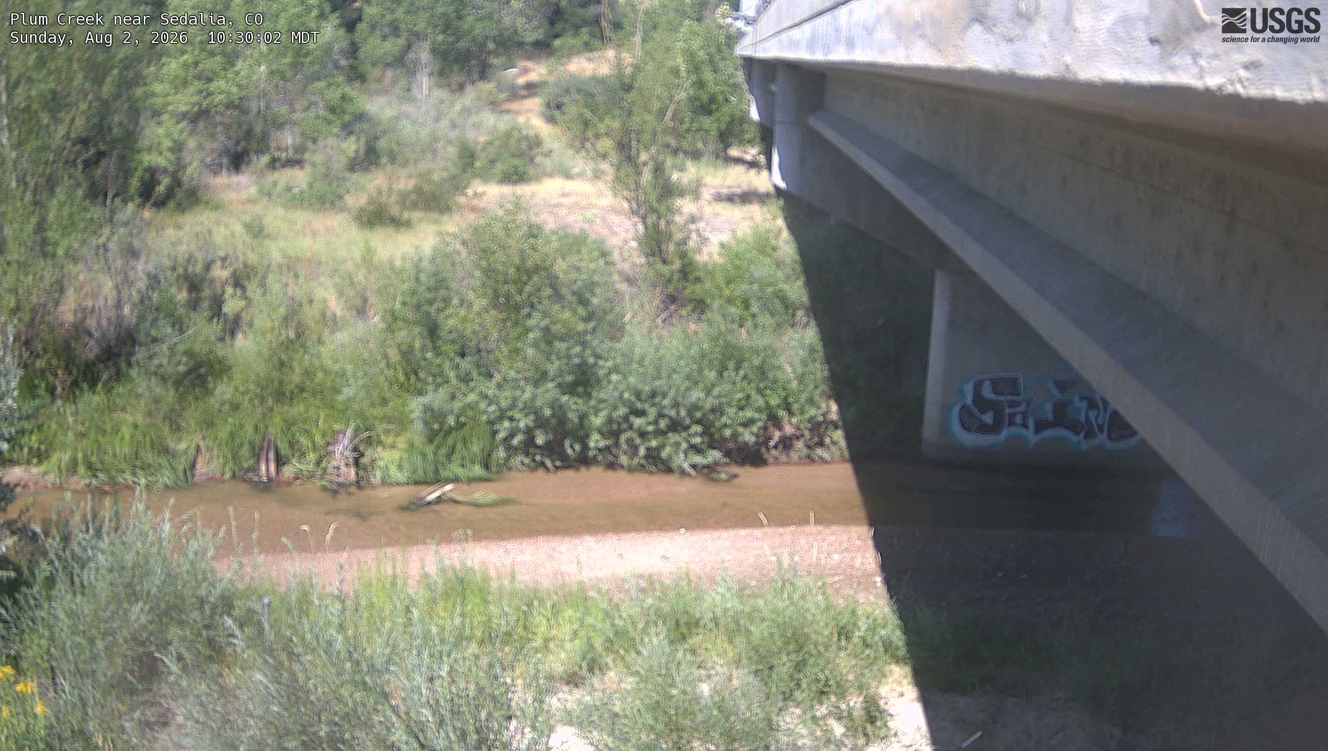 Most recent image at Plum Creek near Sedalia