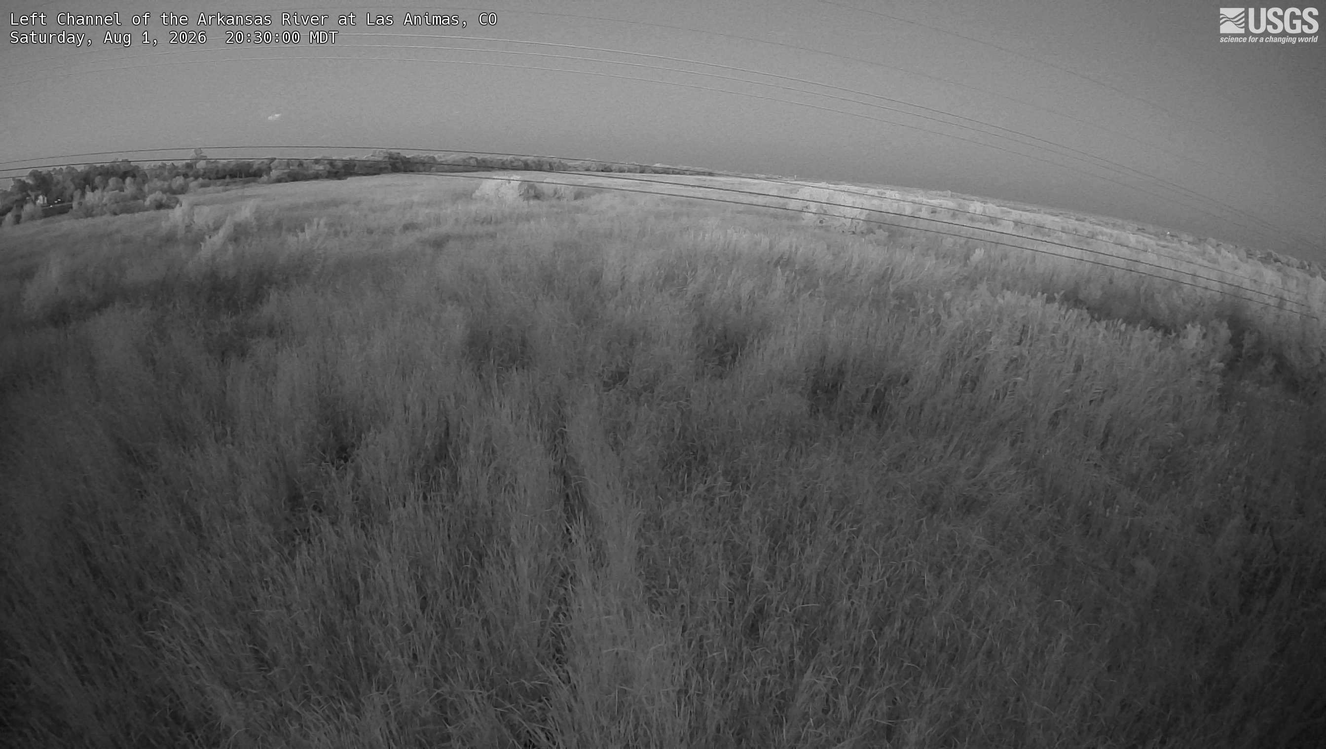 Most recent image at Left Channel of the Arkansas River at Las Animas