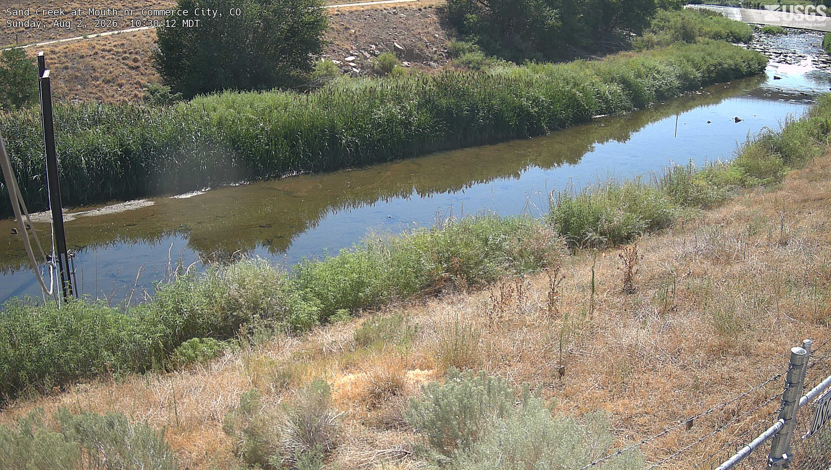 Most recent image at Sand Creek at Mouth nr Commerce City