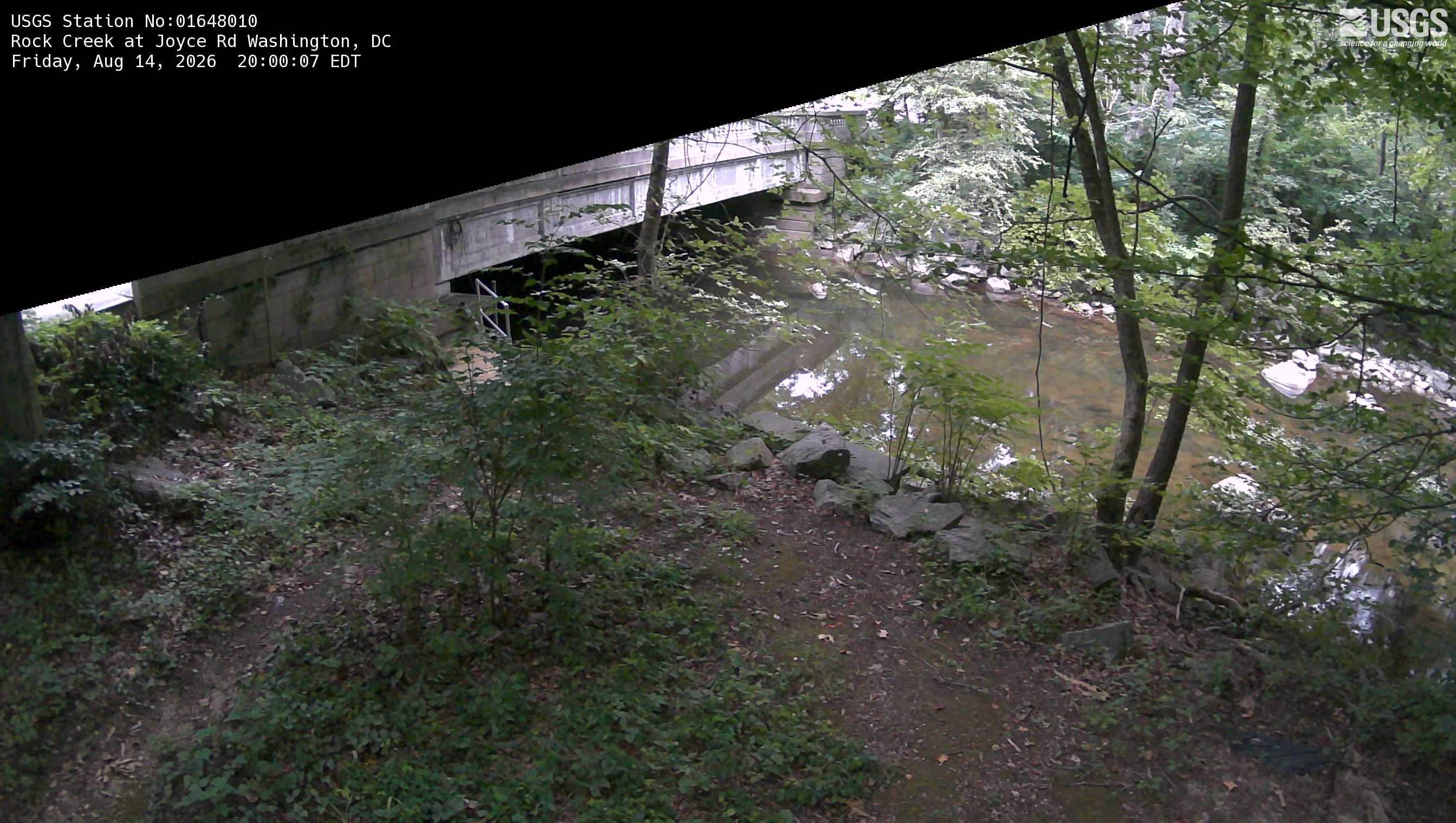 Most recent image at Rock Creek at Joyce Rd Washington