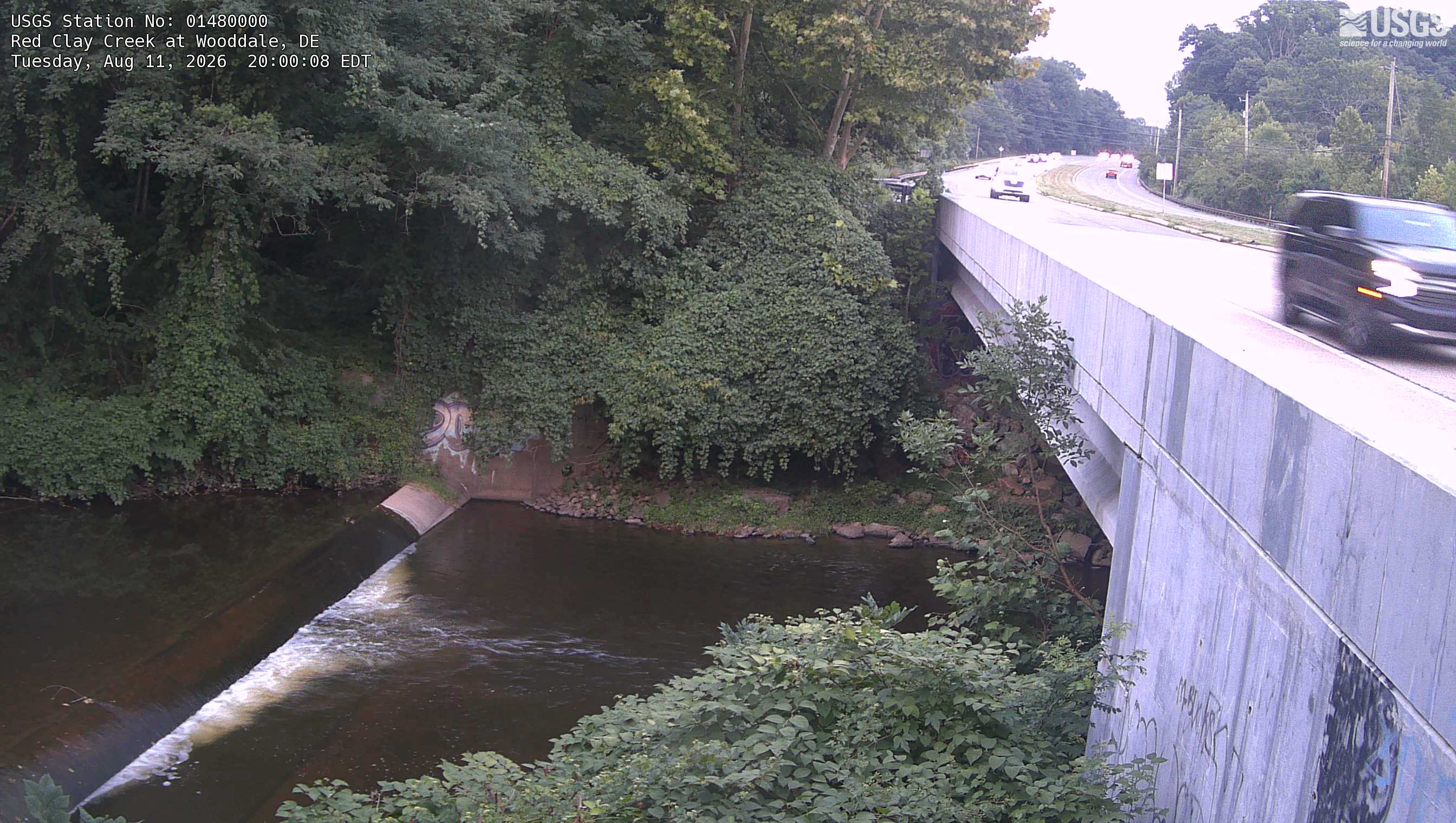 Most recent image at Red Clay Creek at Wooddale