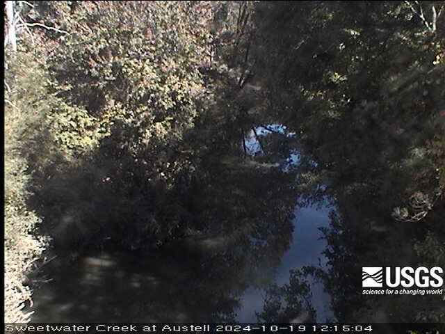 Sweetwater Creek 0.05 miles US RR Bridge, Austell