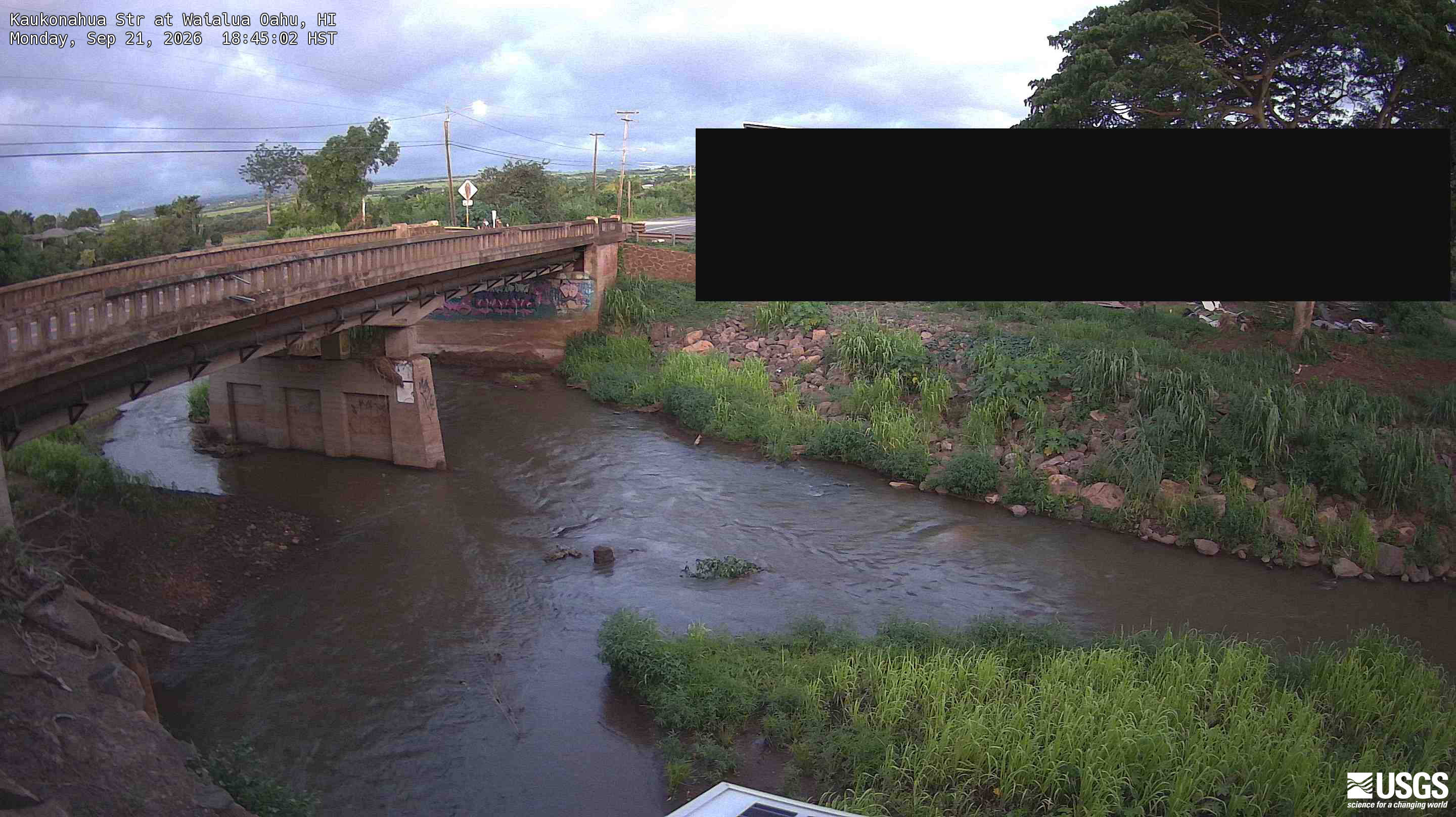 Most recent image at Kaukonahua Str at Waialua Oahu