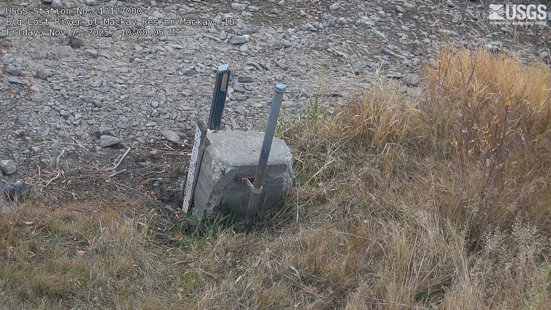 Most recent image at Big Lost River bl Mackay Res nr Mackay