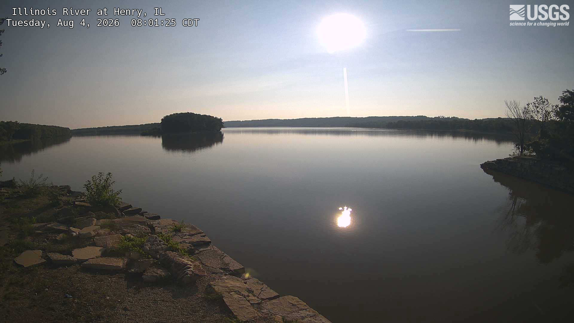 Most recent image at Illinois River at Henry
