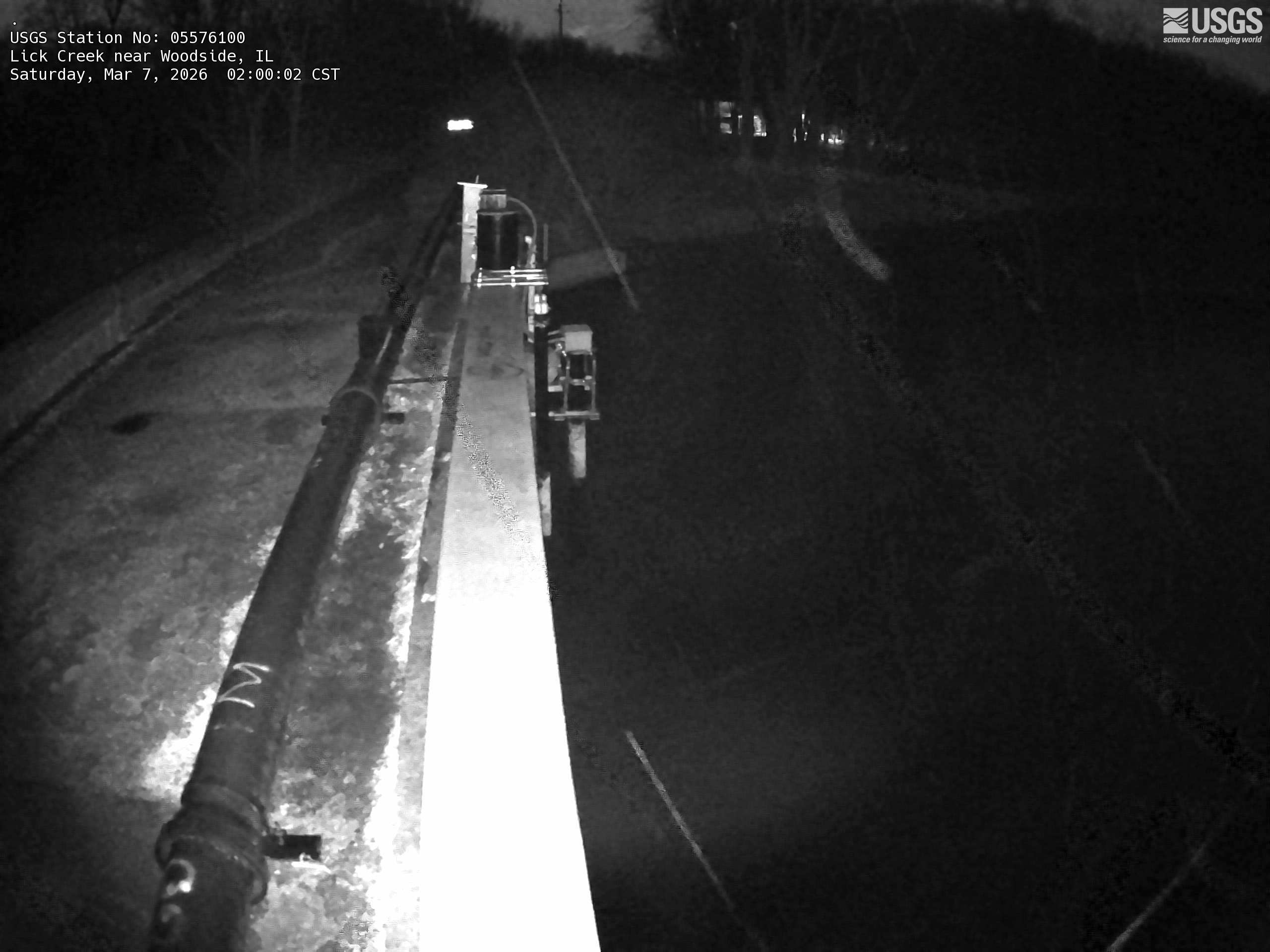 USGS HIVIS CAM Lick Creek near Woodside