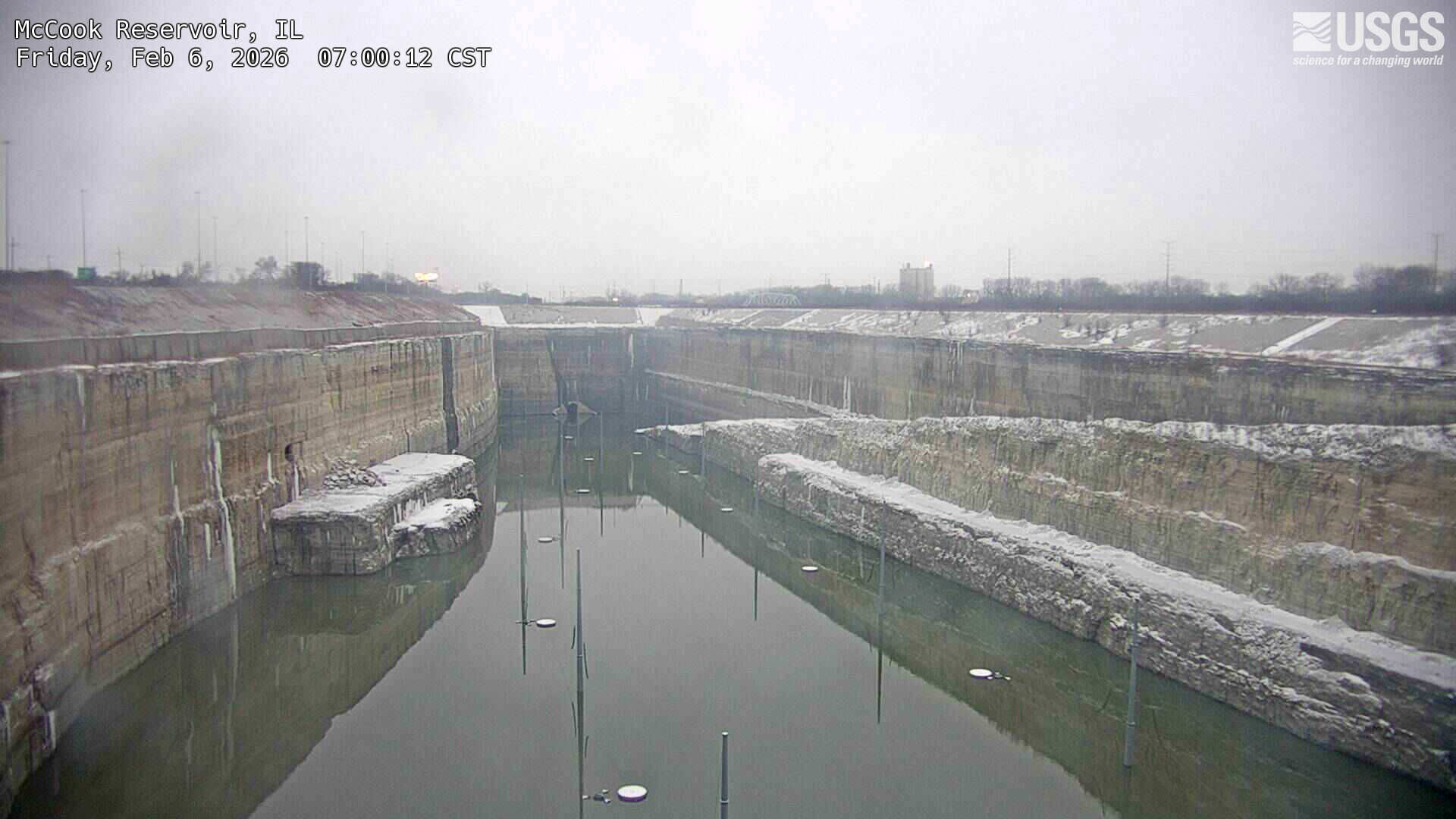 Most recent image at McCook Reservoir
