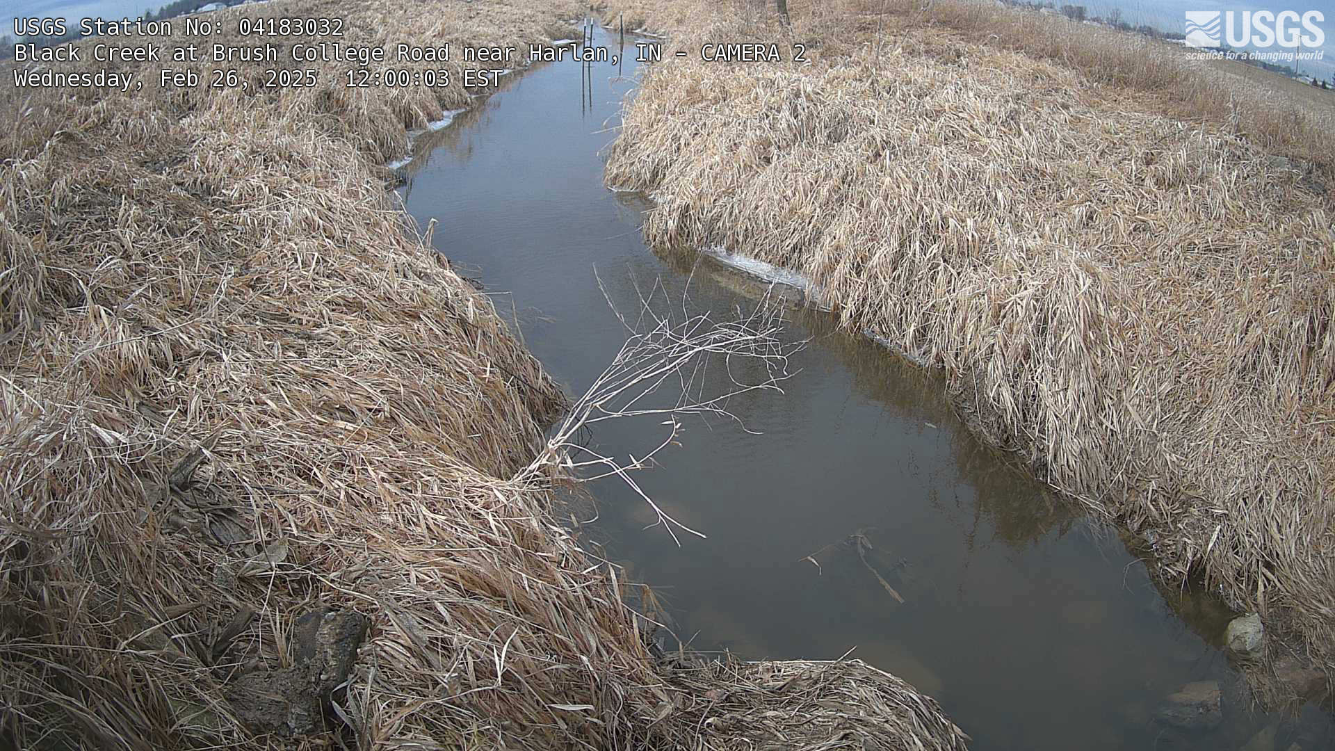 USGS HIVIS CAM Black Creek at Brush College Road near Harlan CAMERA 2
