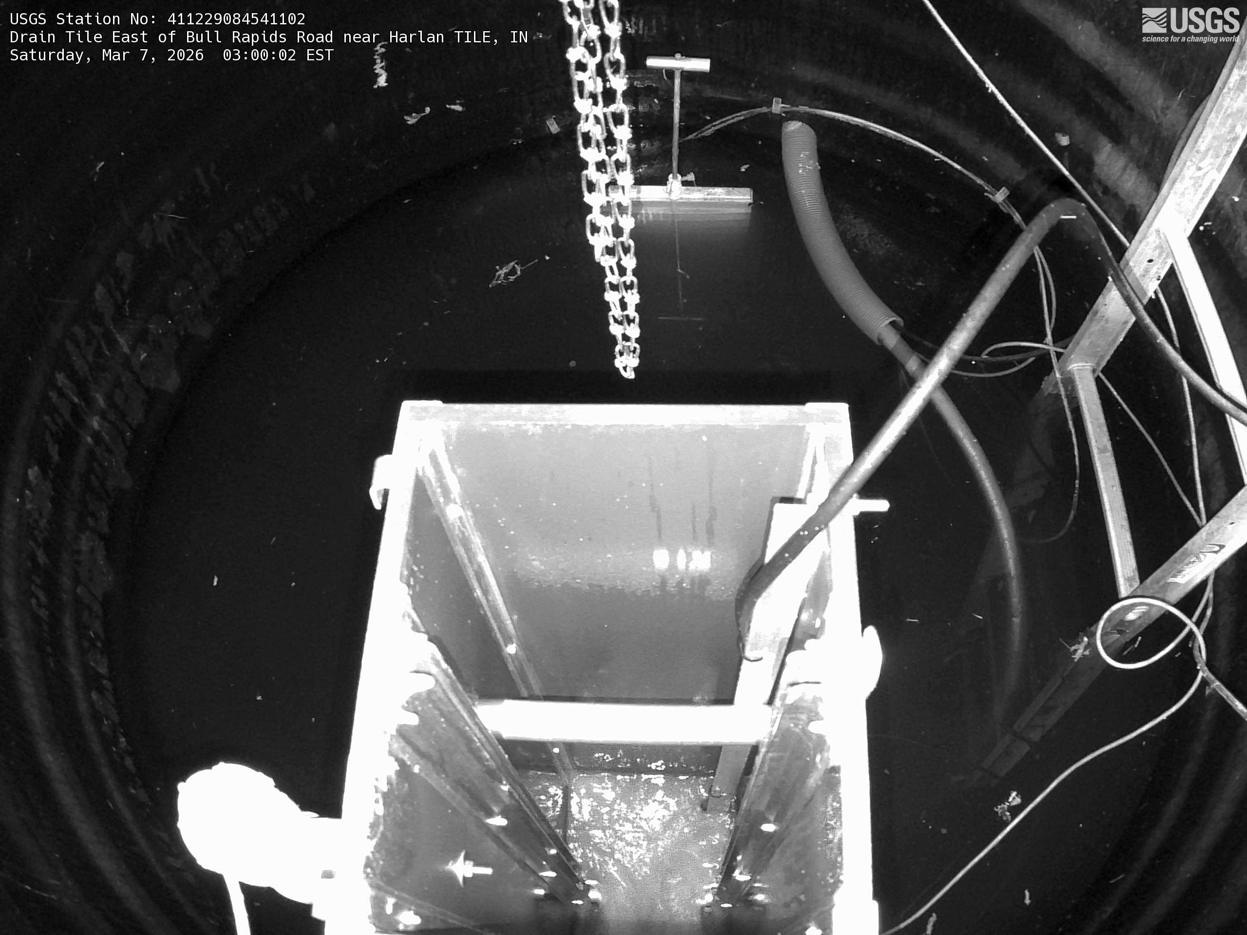 USGS HIVIS CAM Drain Tile East of Bull Rapids Road near Harlan TILE