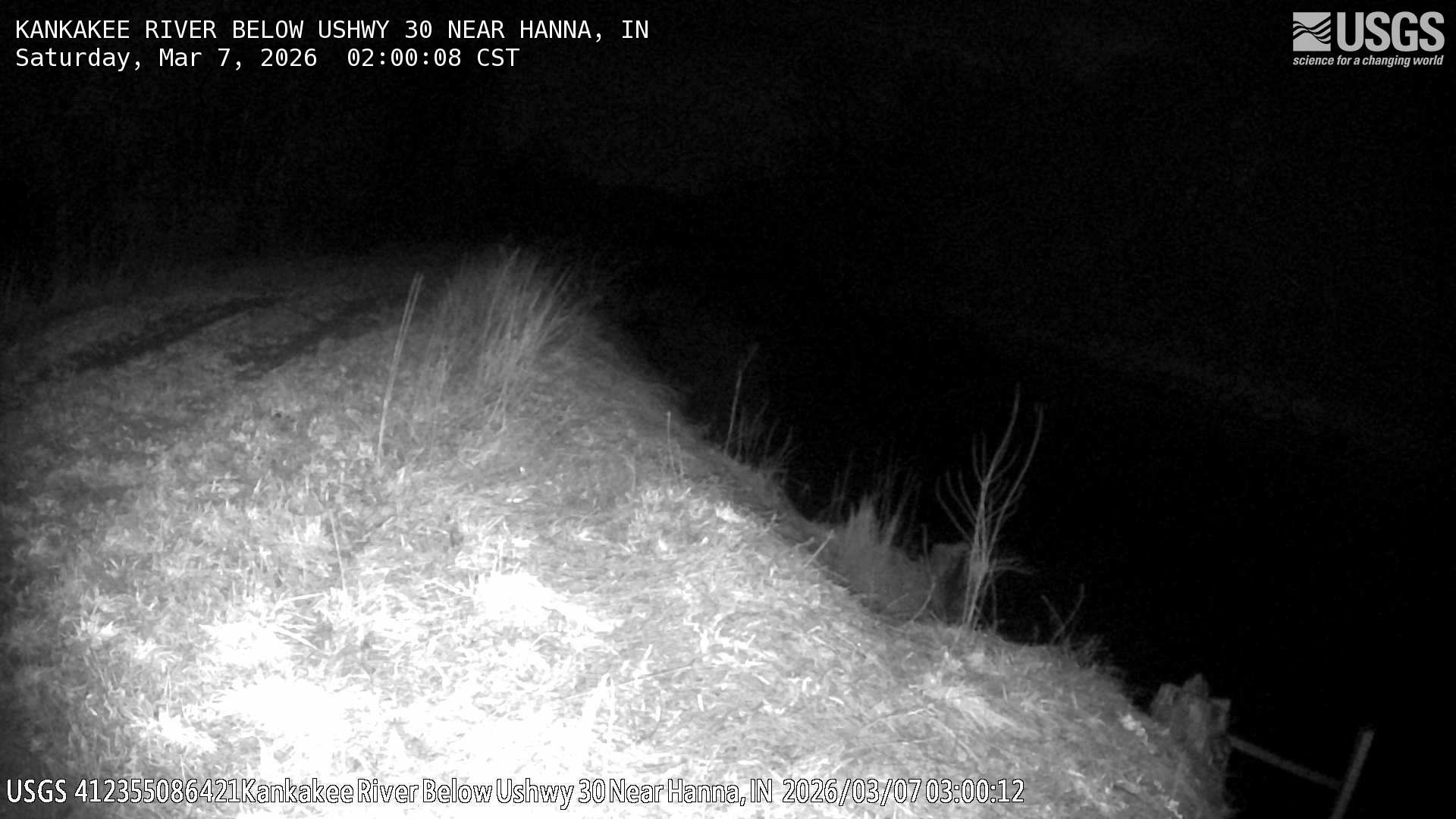 USGS HIVIS CAM KANKAKEE RIVER BELOW USHWY 30 NEAR HANNA