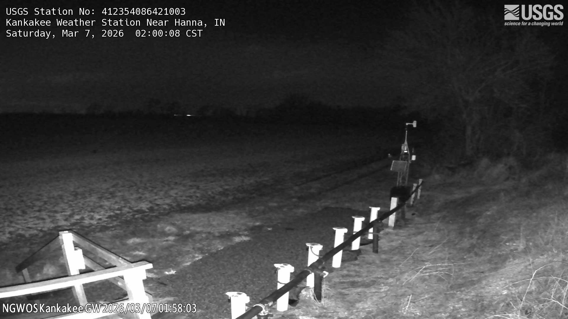 USGS HIVIS CAM Kankakee Weather Station Near Hanna