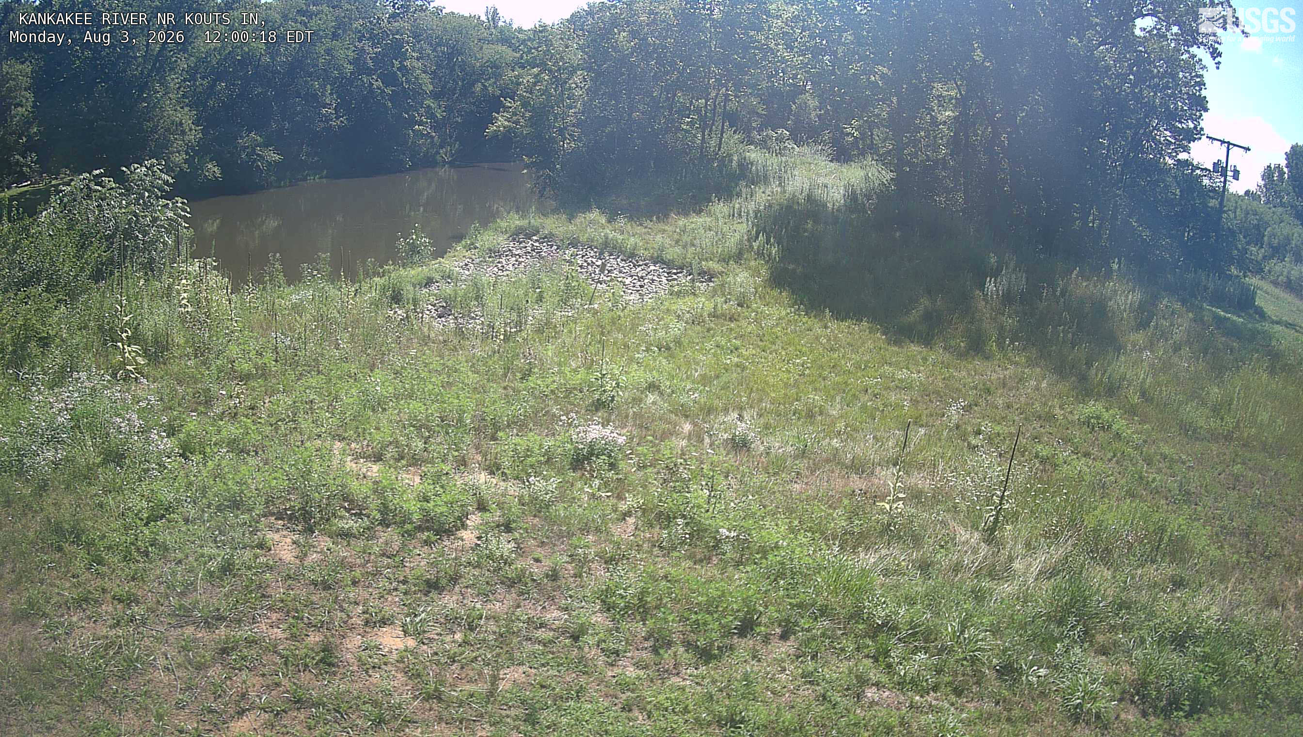 Most recent image at KANKAKEE RIVER NR KOUTS IN