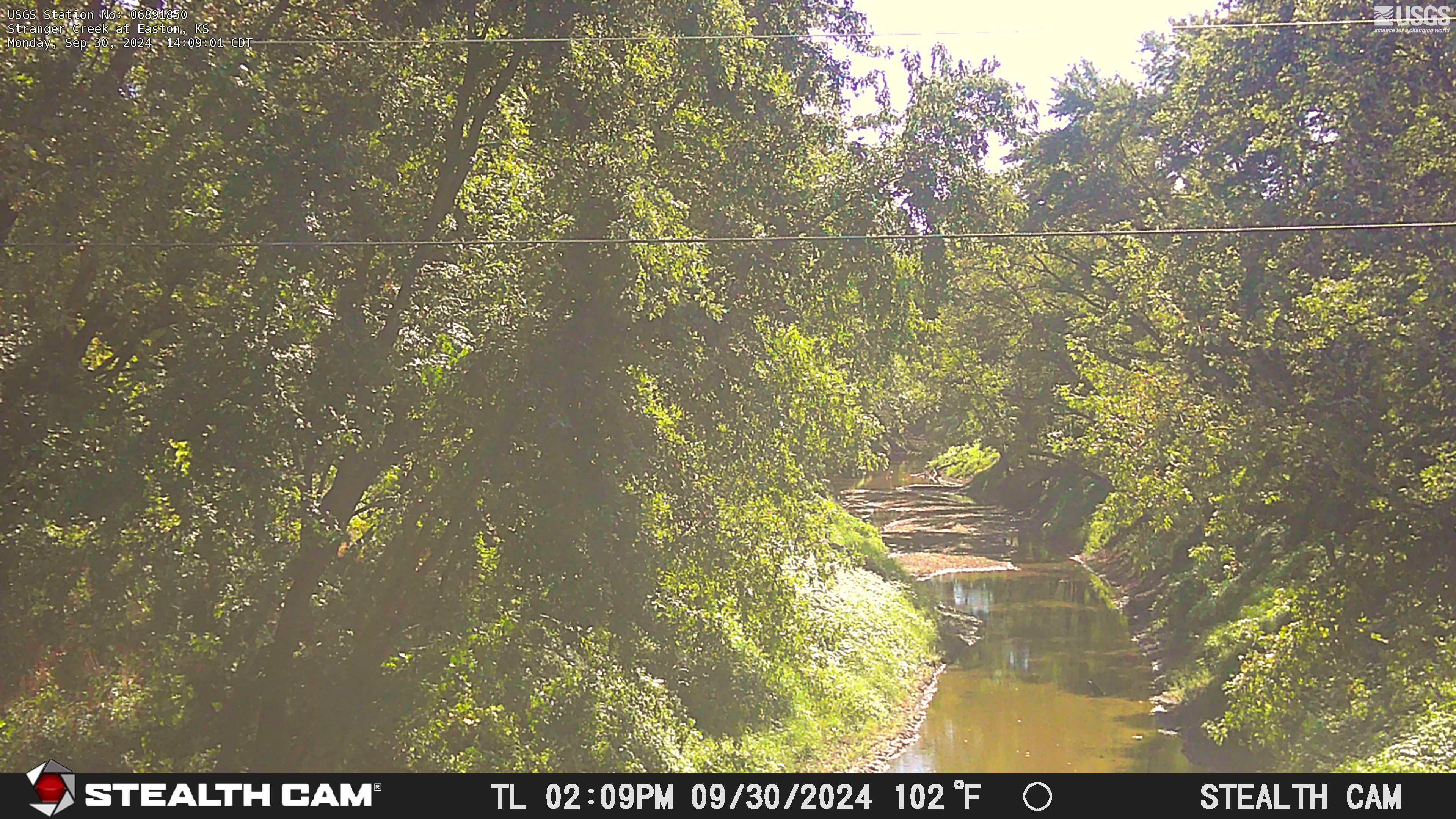 USGS HIVIS CAM Stranger Creek at Easton
