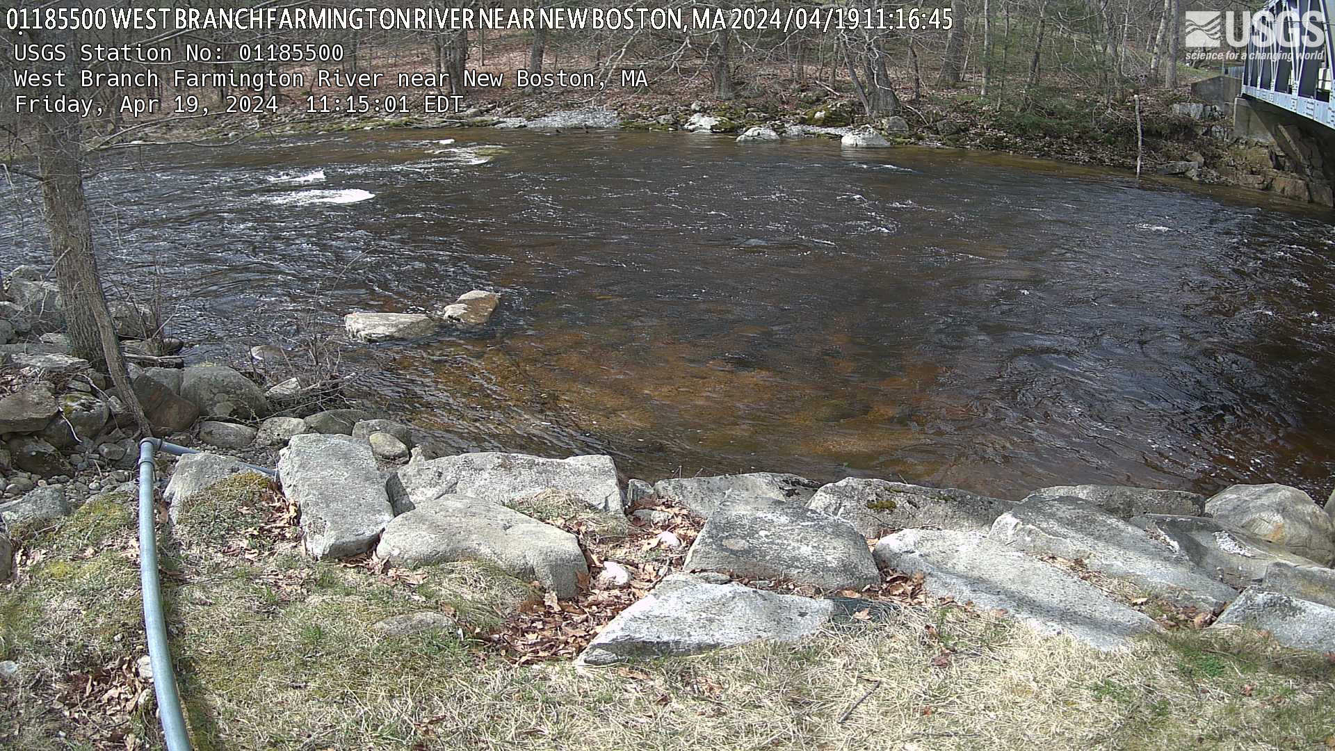 USGS HIVIS CAM West Branch Farmington River near New Boston