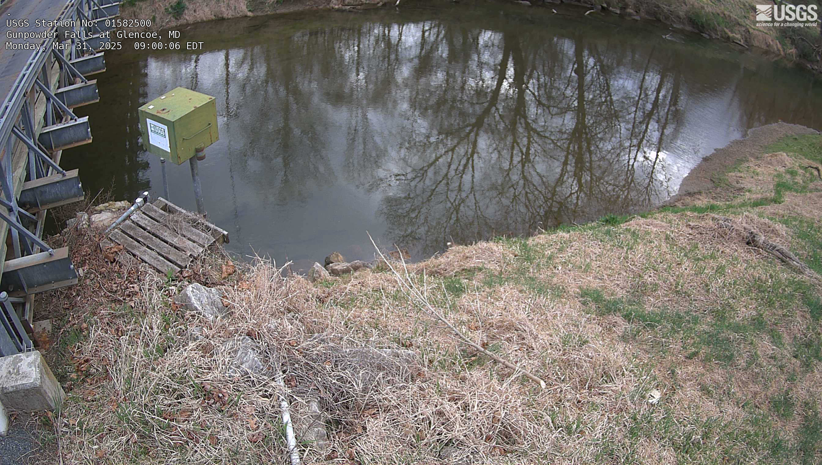 USGS HIVIS CAM Gunpowder Falls at Glencoe