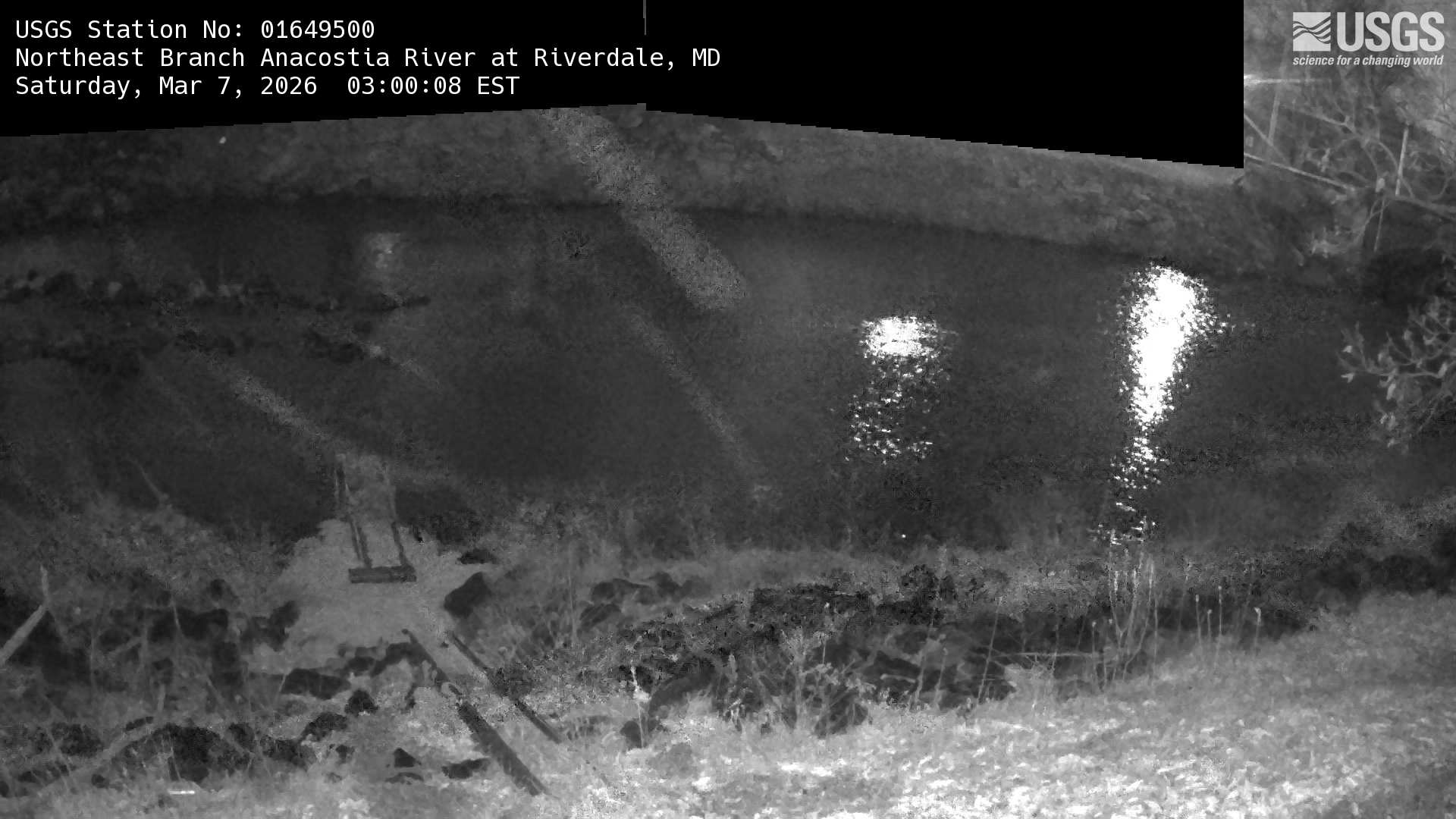 USGS HIVIS CAM Northeast Branch Anacostia River at Riverdale