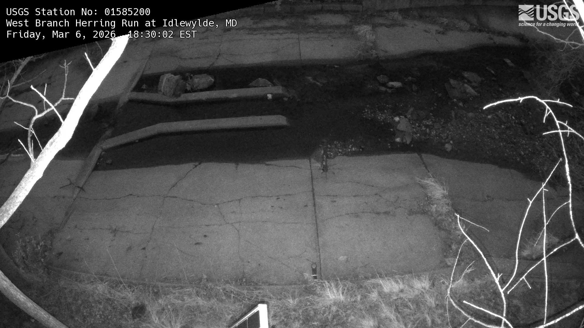 USGS HIVIS CAM West Branch Herring Run at Idlewylde