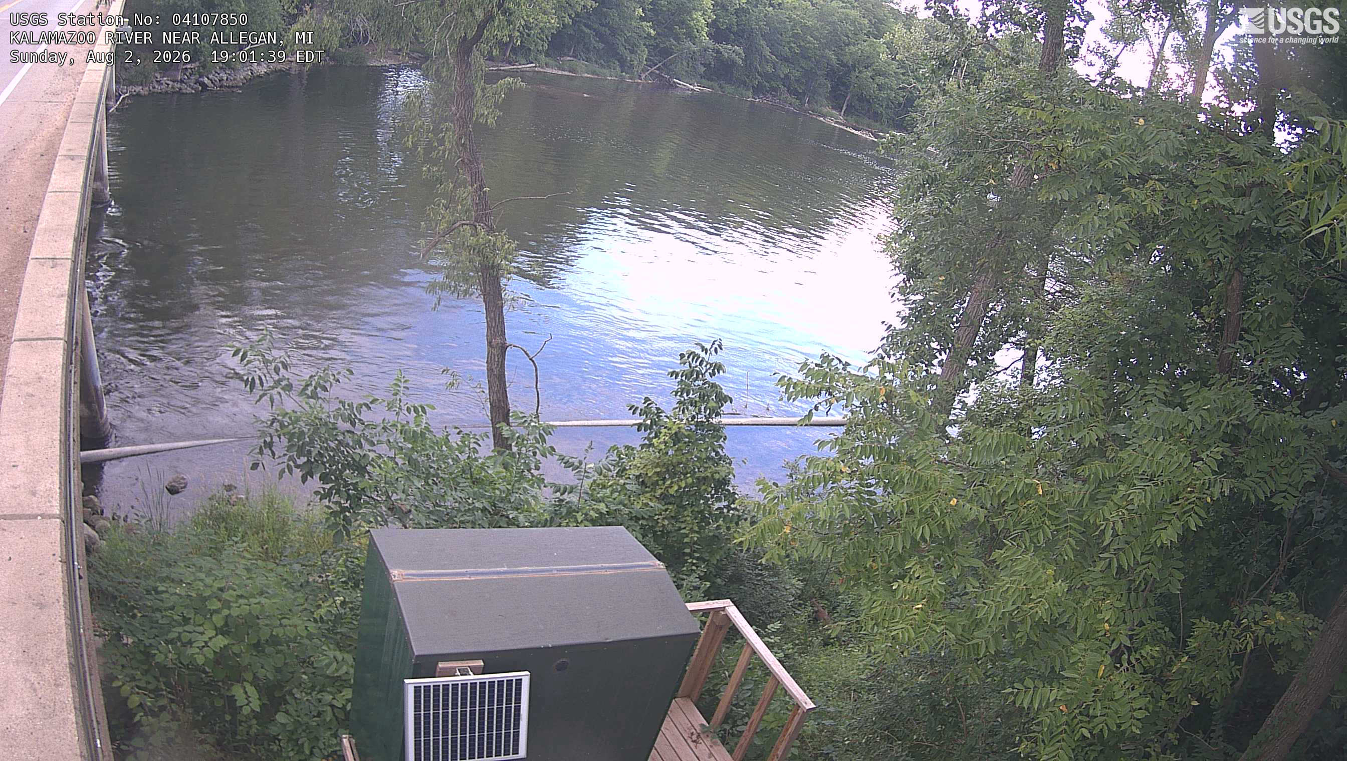 Most recent image at KALAMAZOO RIVER NEAR ALLEGAN
