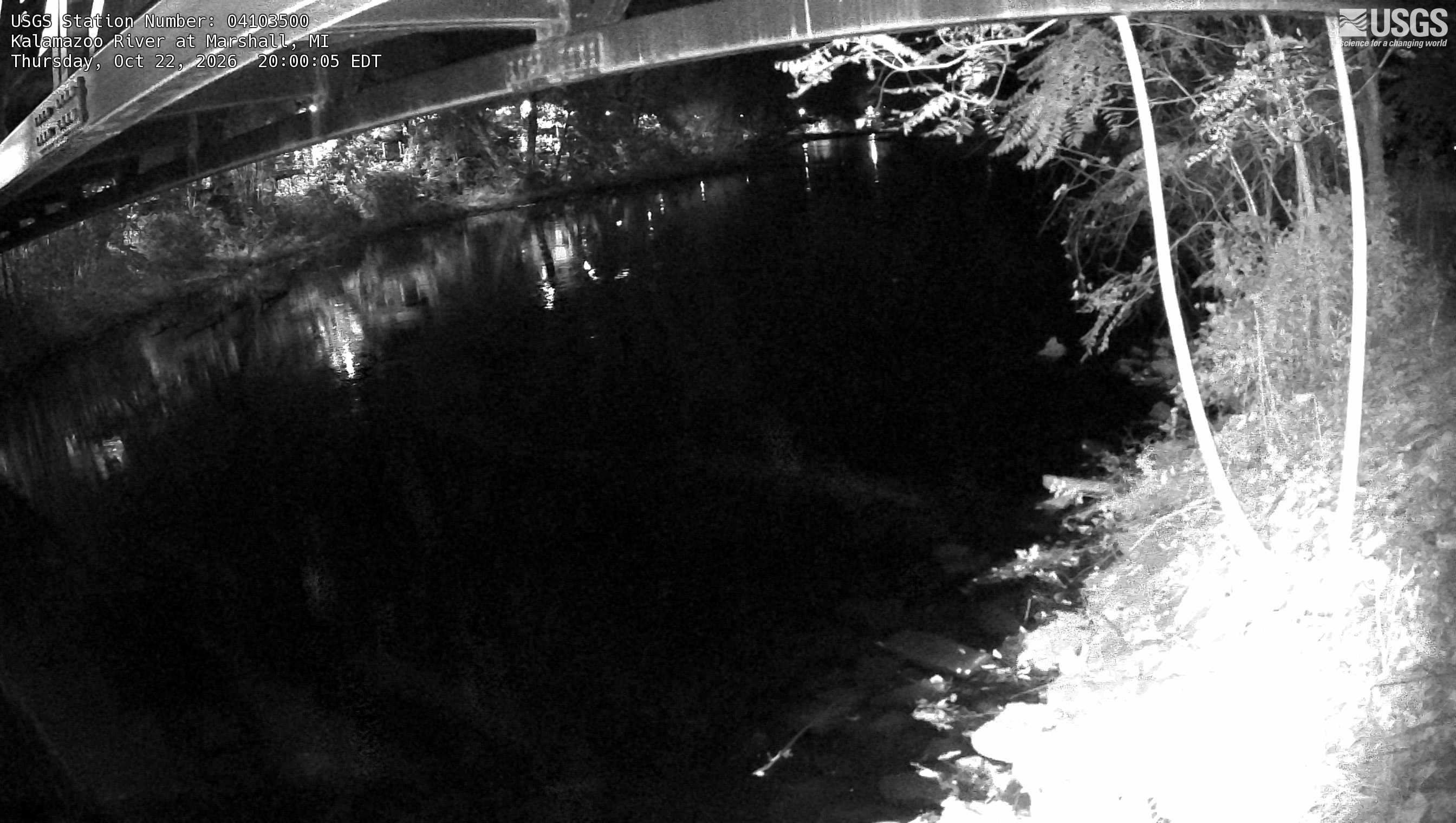 Most recent image at Kalamazoo River at Marshall