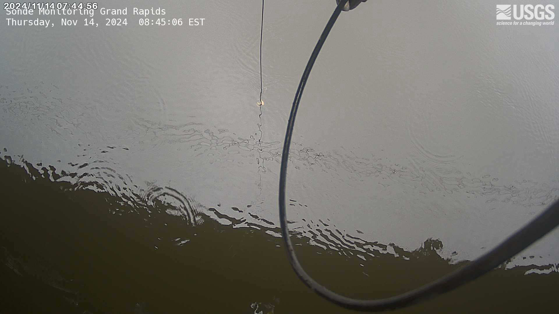 USGS HIVIS CAM Sonde Monitoring Grand Rapids