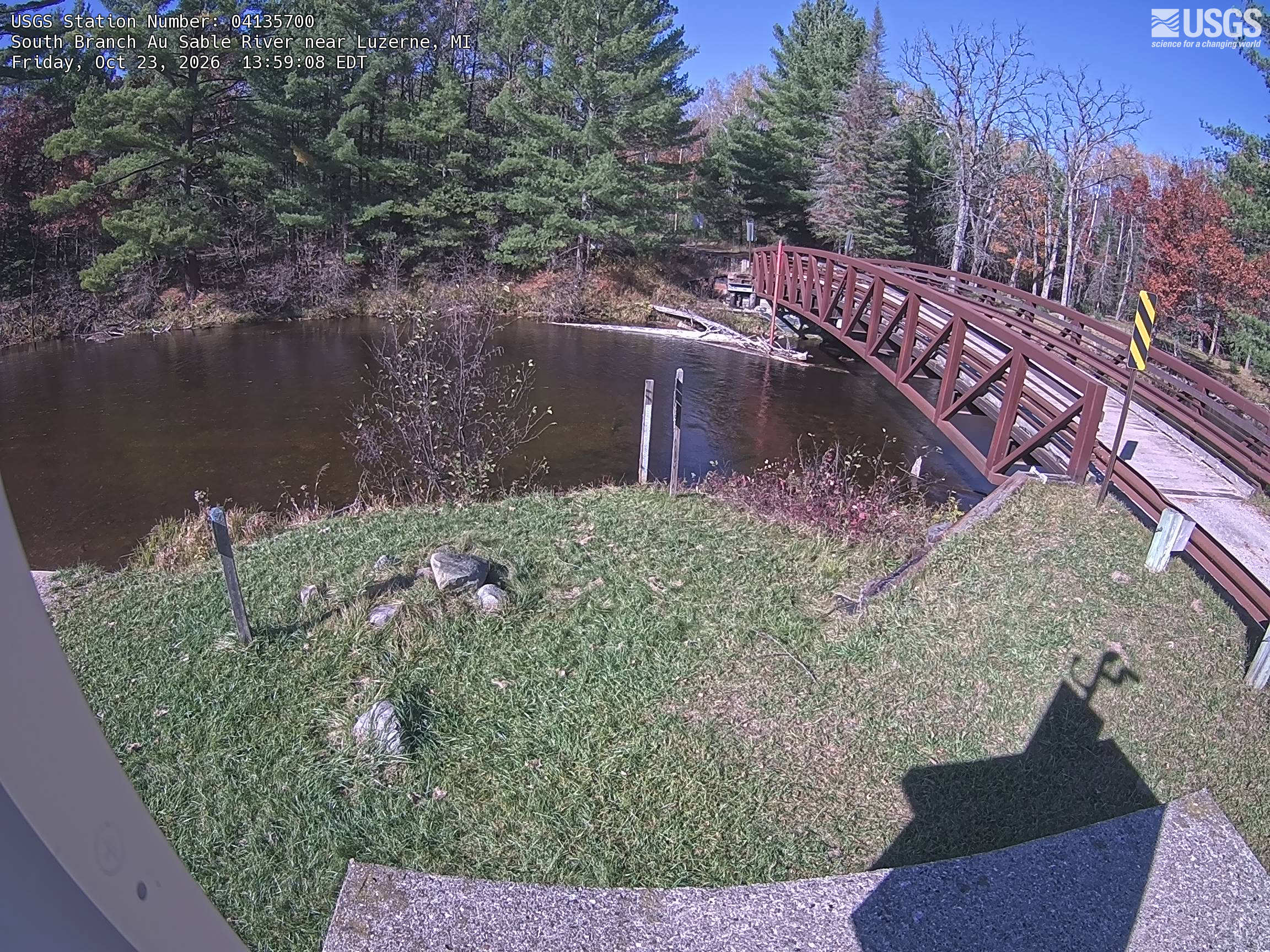 Most recent image at South Branch Au Sable River near Luzerne