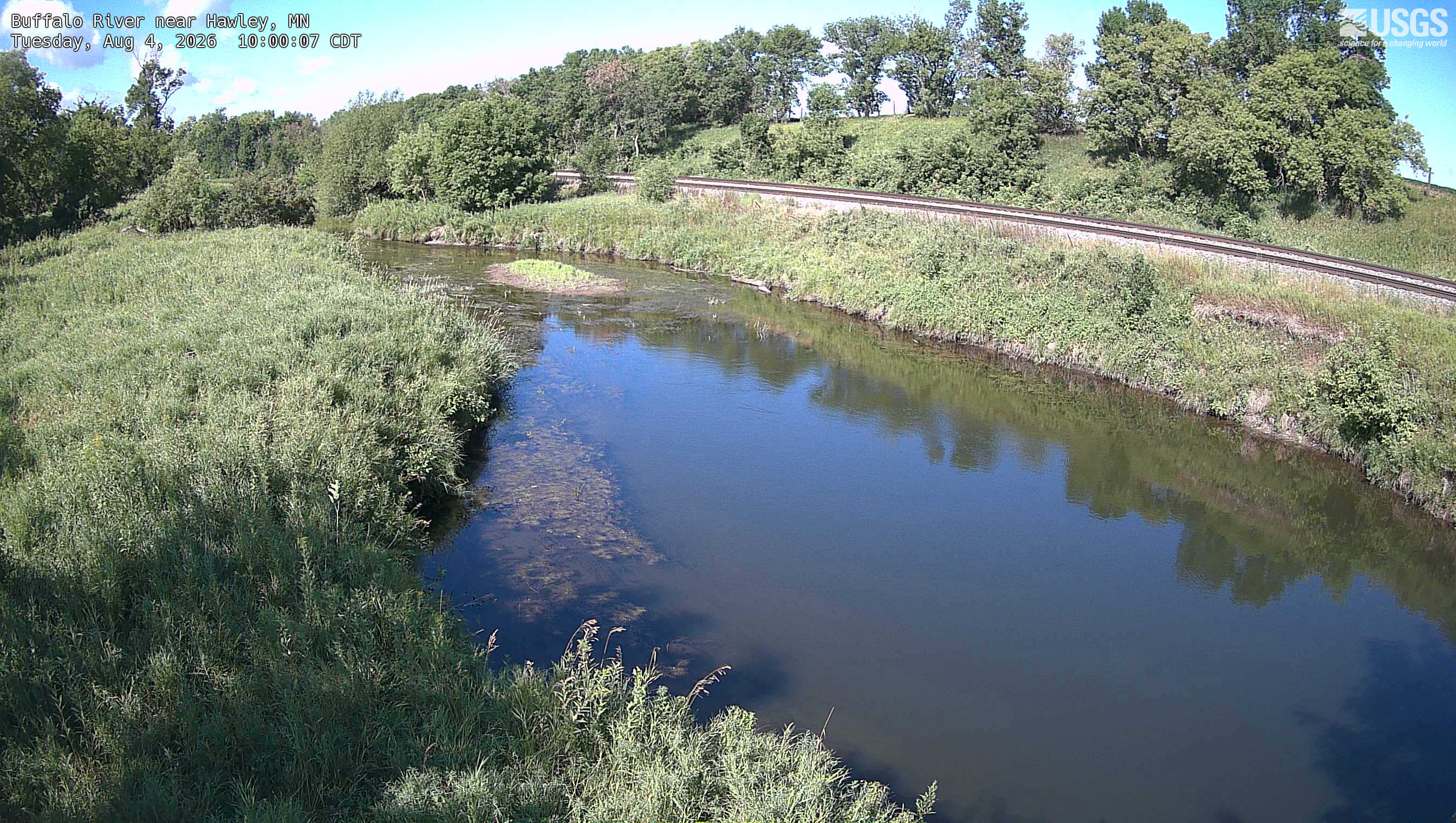 Most recent image at Buffalo River near Hawley