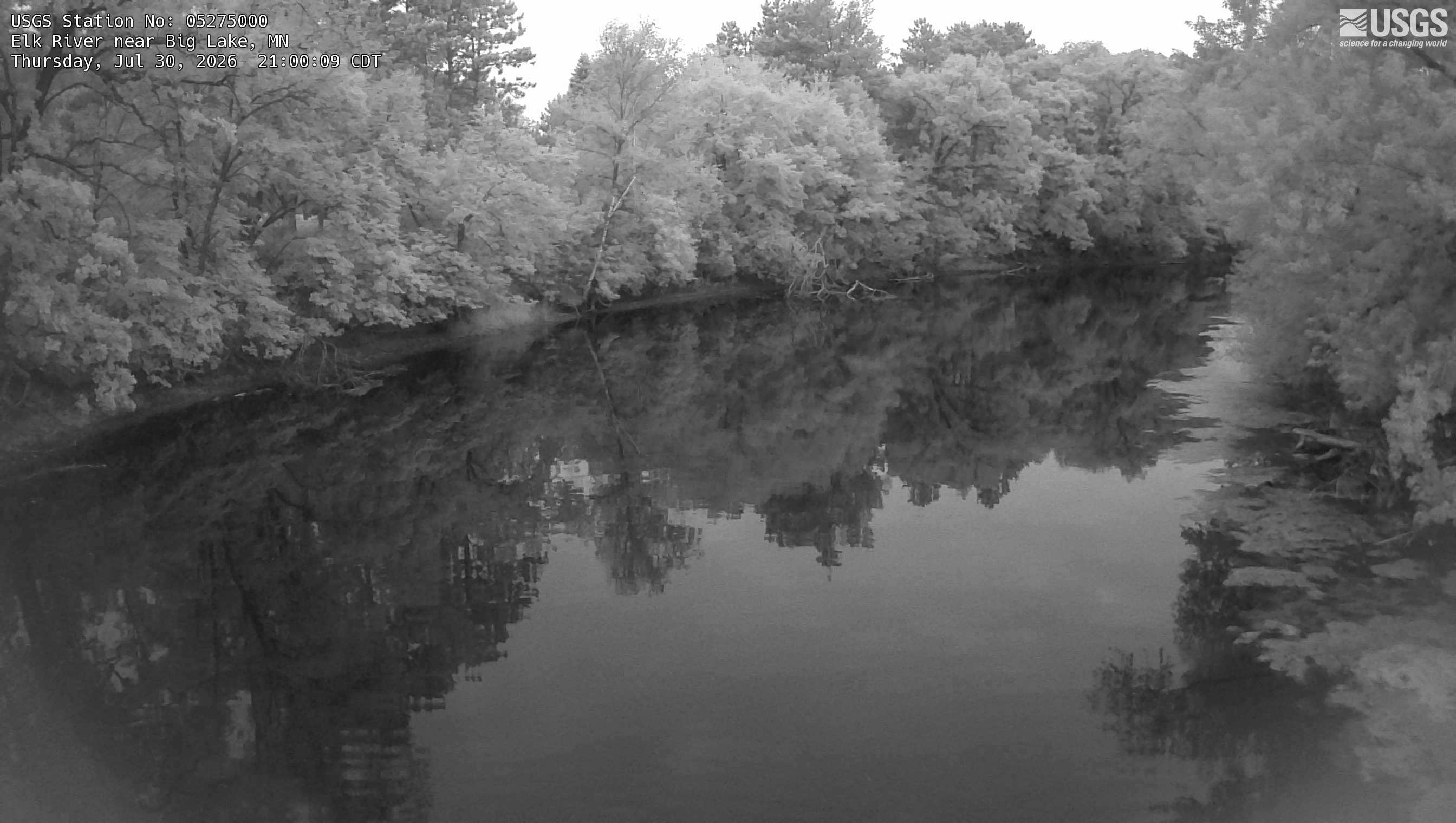 Most recent image at Elk River near Big Lake