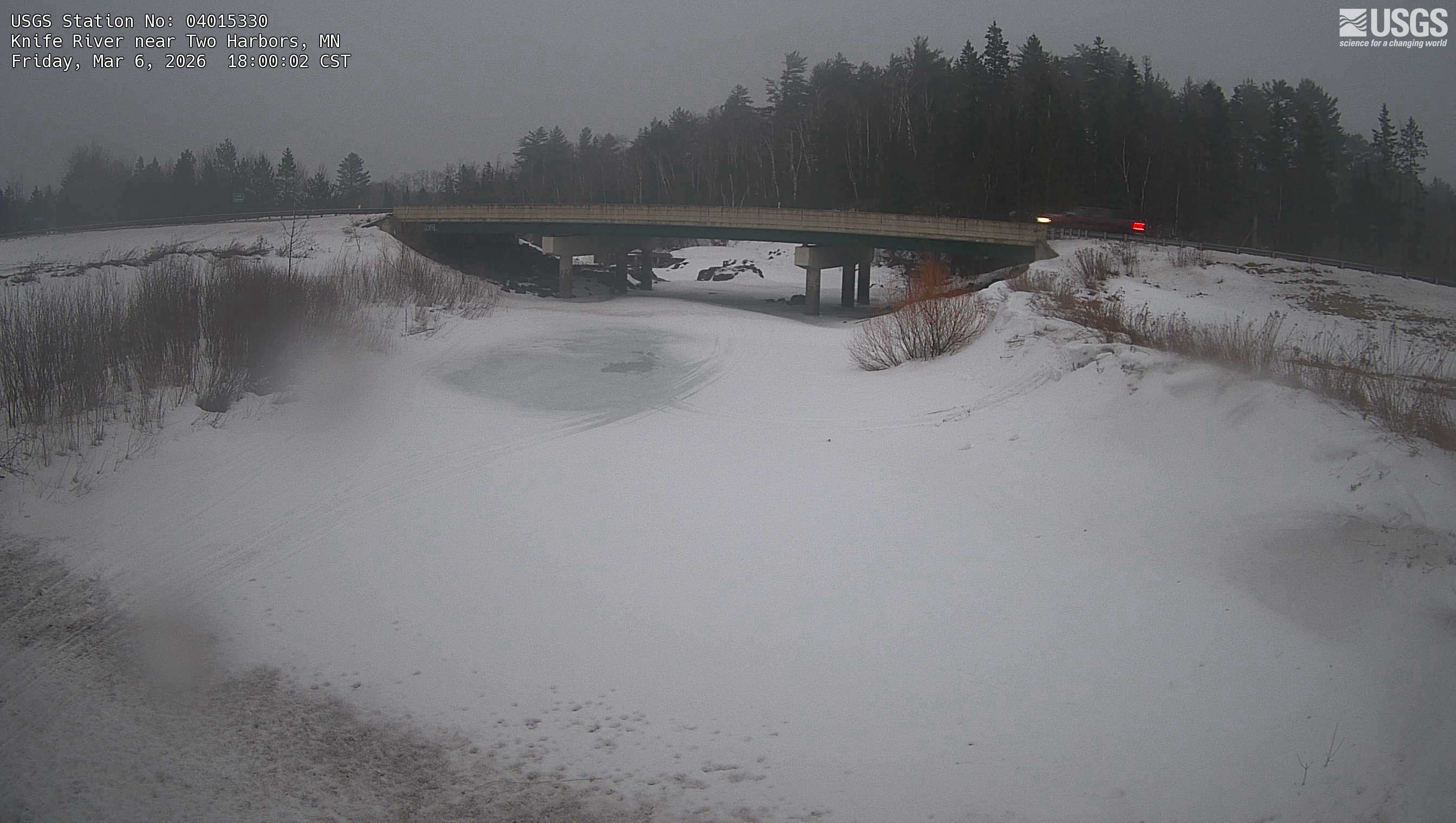 USGS HIVIS CAM Knife River Near Two Harbors