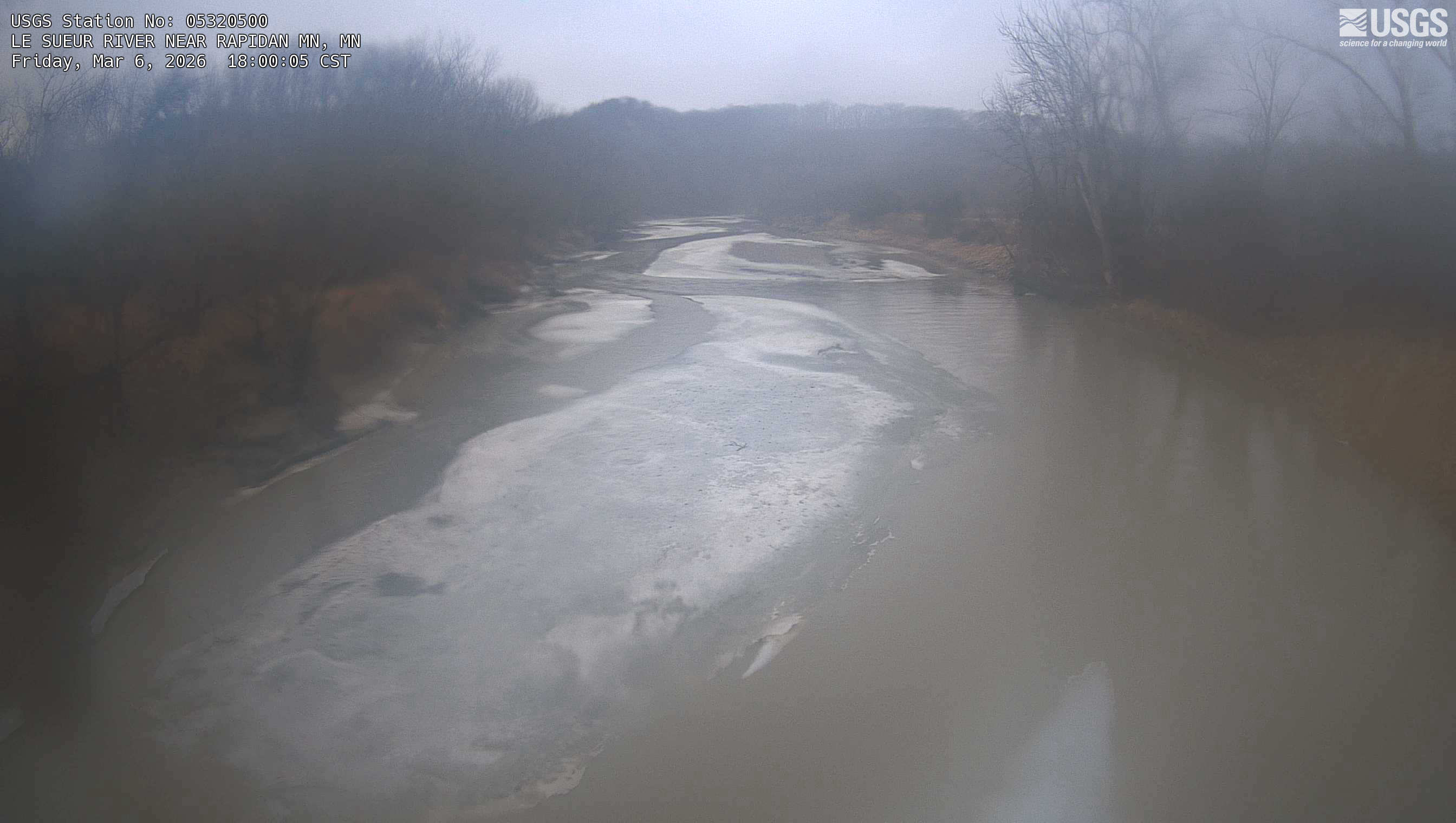 USGS HIVIS CAM LE SUEUR RIVER NEAR RAPIDAN MN