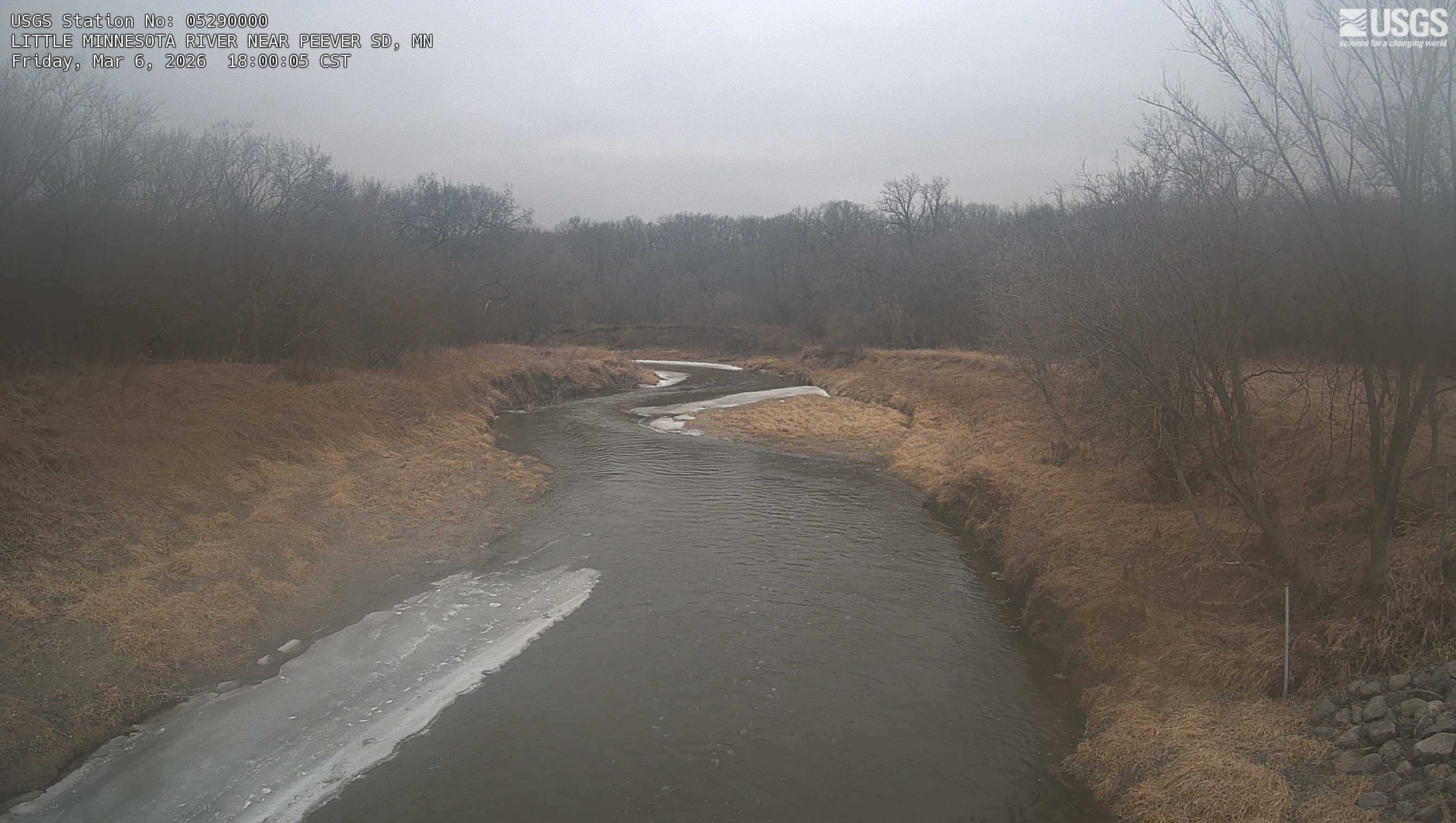 USGS HIVIS CAM LITTLE MINNESOTA RIVER NEAR PEEVER SD