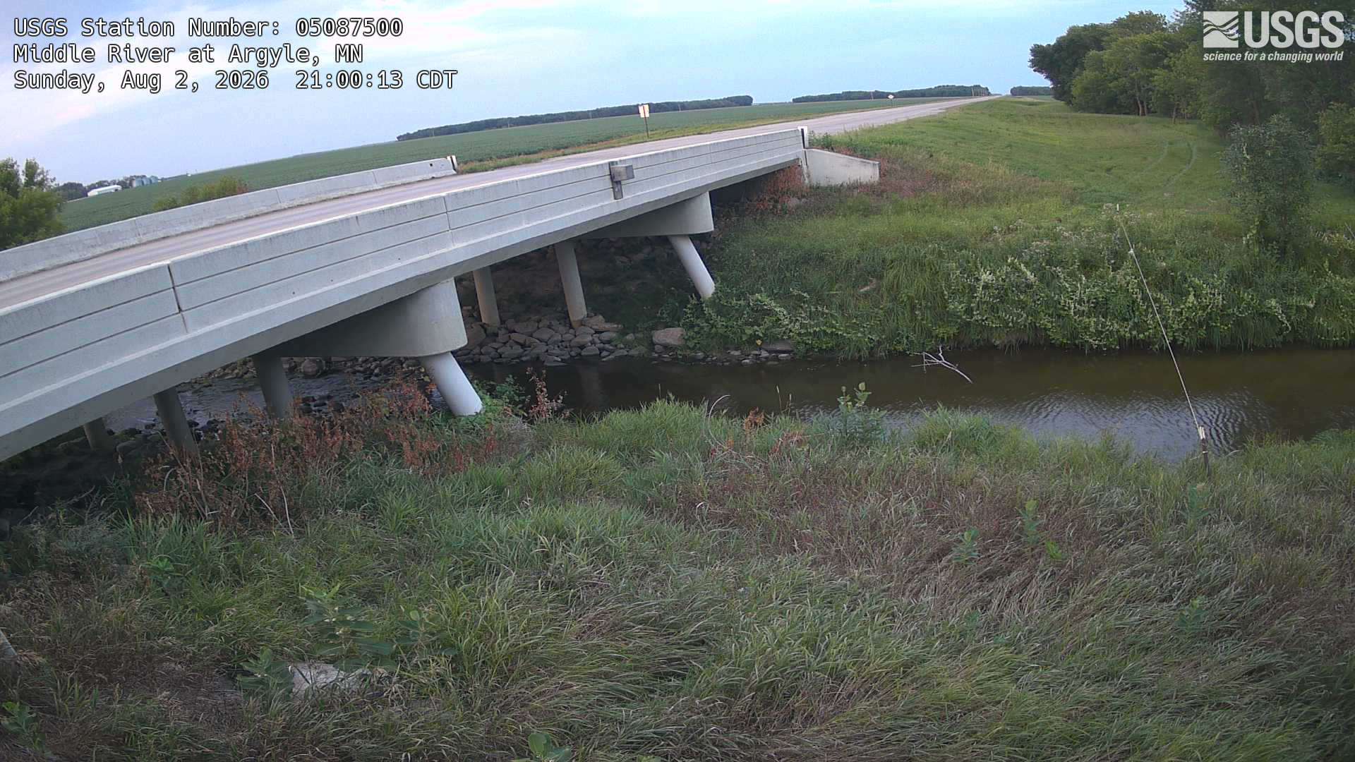 Most recent image at Middle River at Argyle