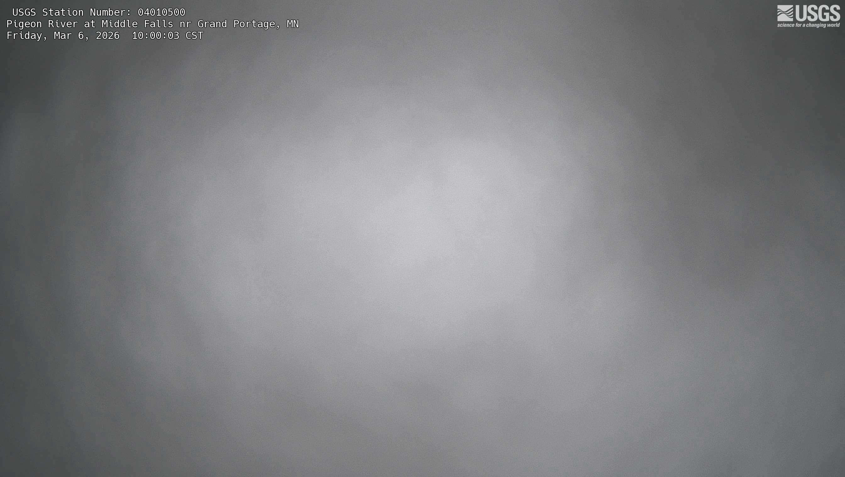 USGS HIVIS CAM Pigeon River at Middle Falls nr Grand Portage