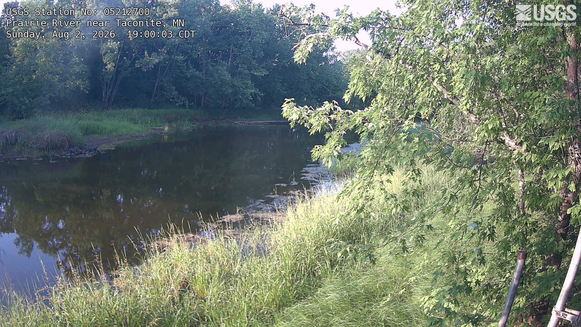 Most recent image at Prairie River near Taconite