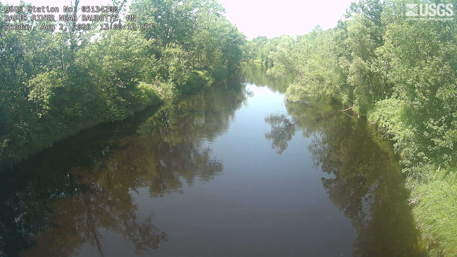 Most recent image at RAPID RIVER NEAR BAUDETTE