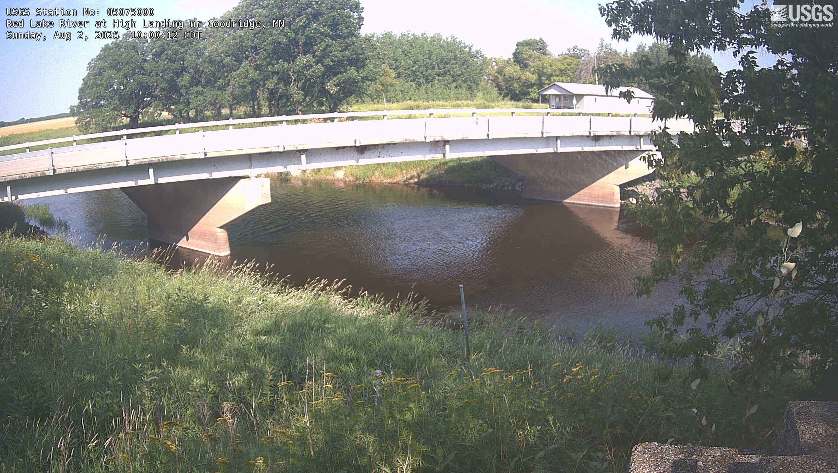 Most recent image at Red Lake River at High Landing nr Goodridge