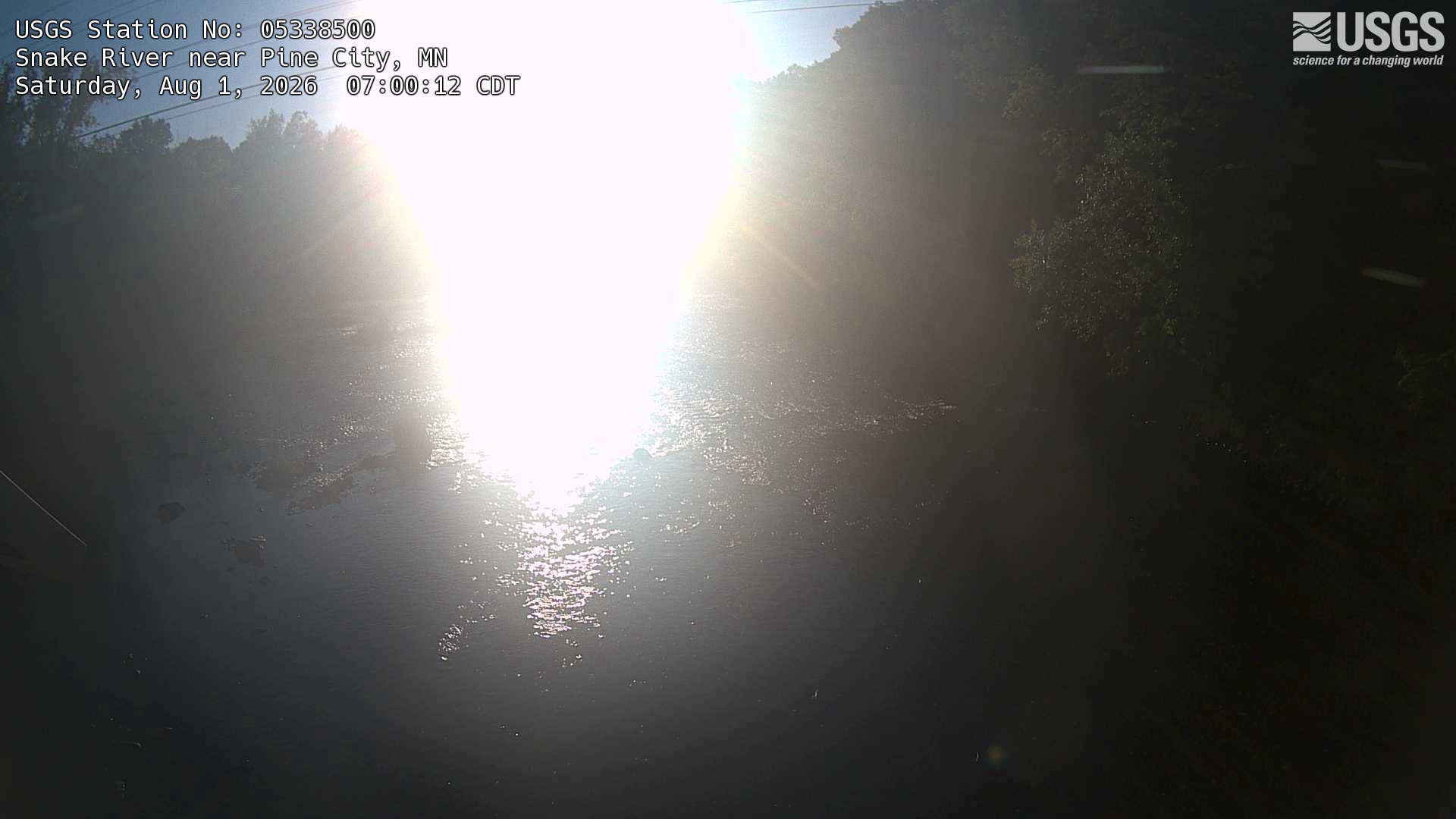 Most recent image at Snake River near Pine City