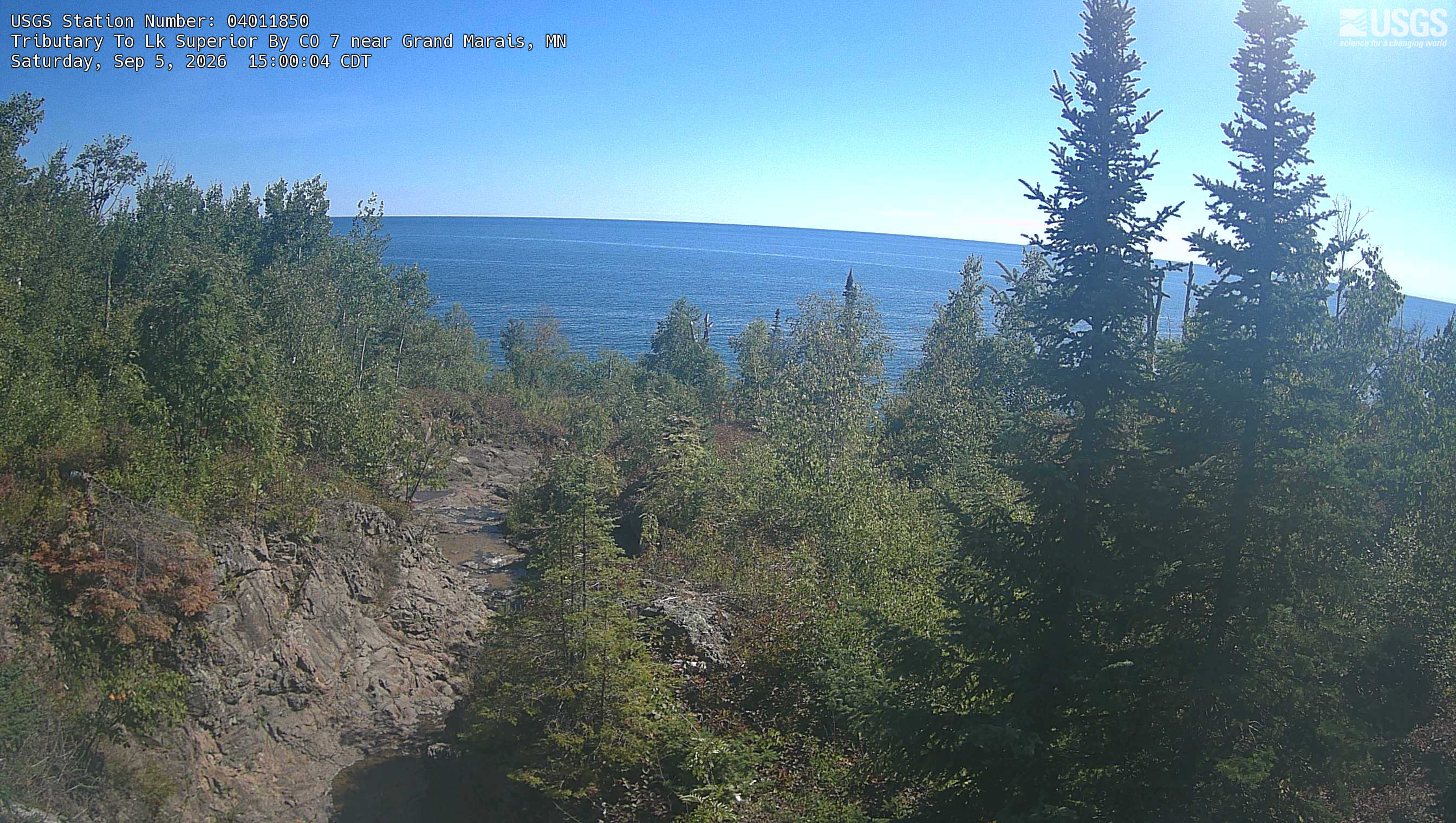 Most recent image at Tributary To Lk Superior By CO 7 near Grand Marais