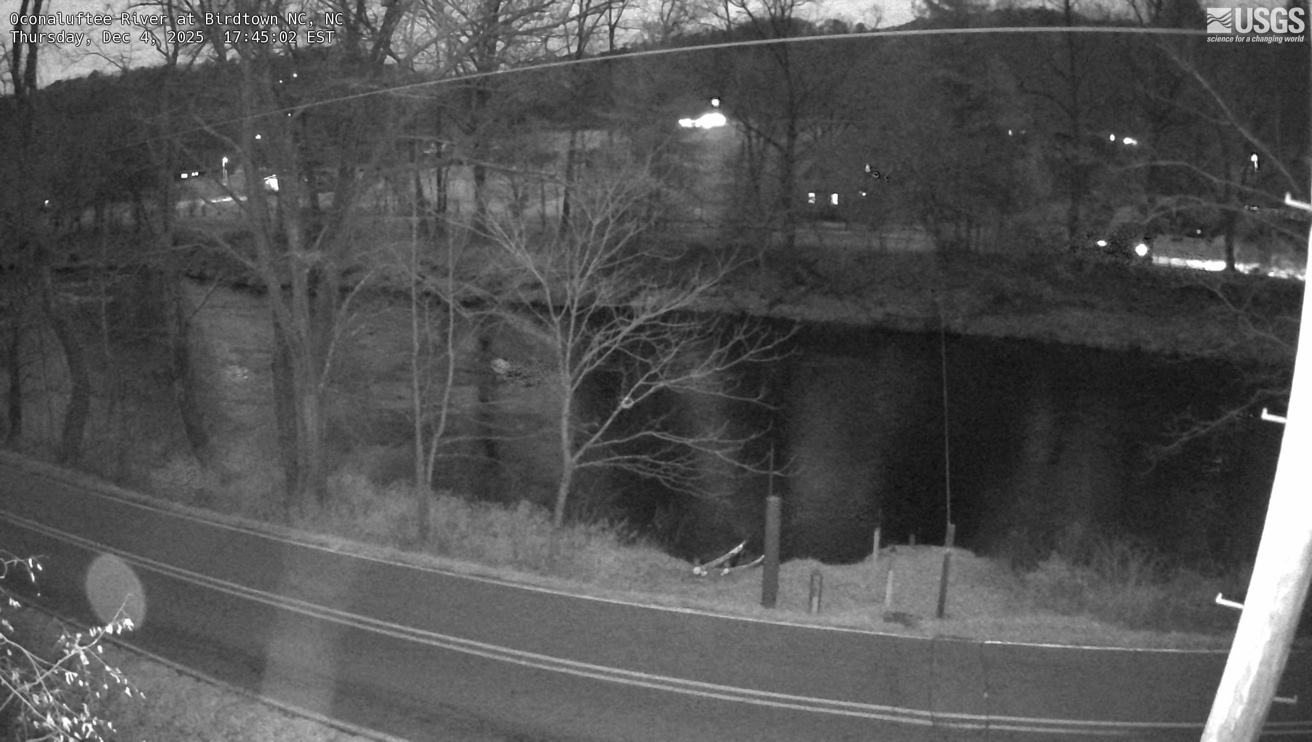 Oconaluftee River at Birdtown, NC (03512000)