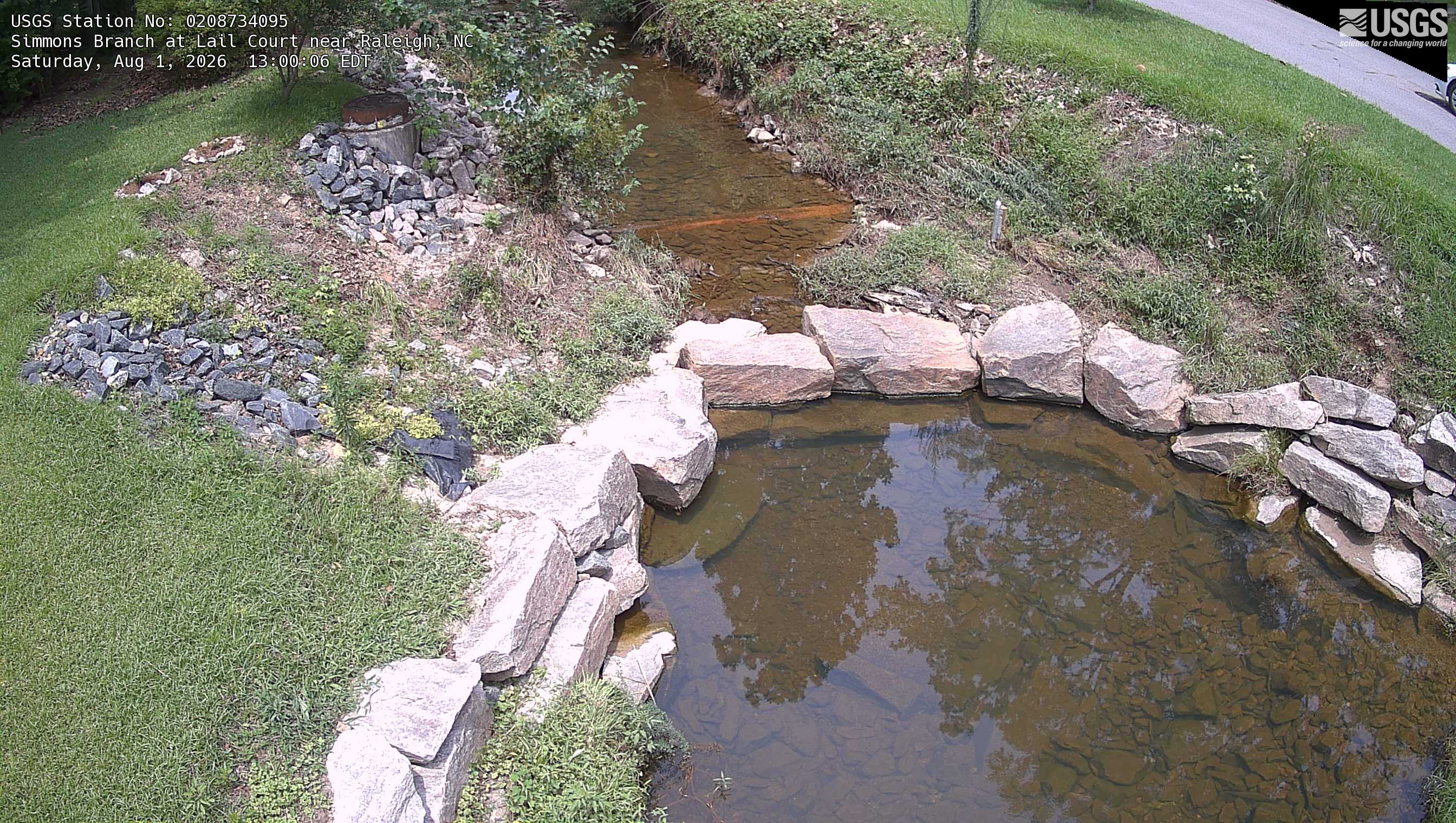Most recent image at Simmons Branch at Lail Court near Raleigh
