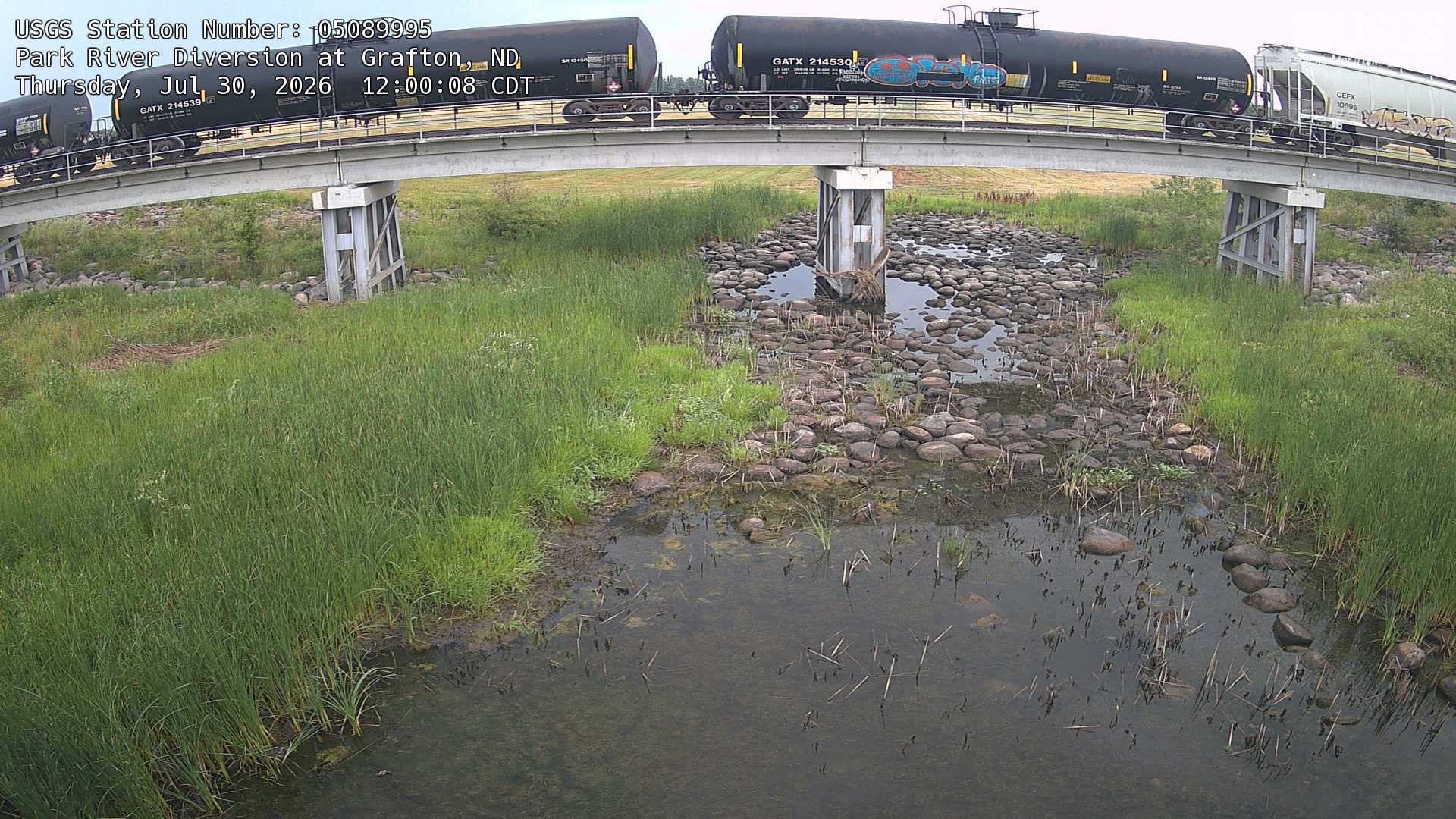 Most recent image at Park River Diversion at Grafton