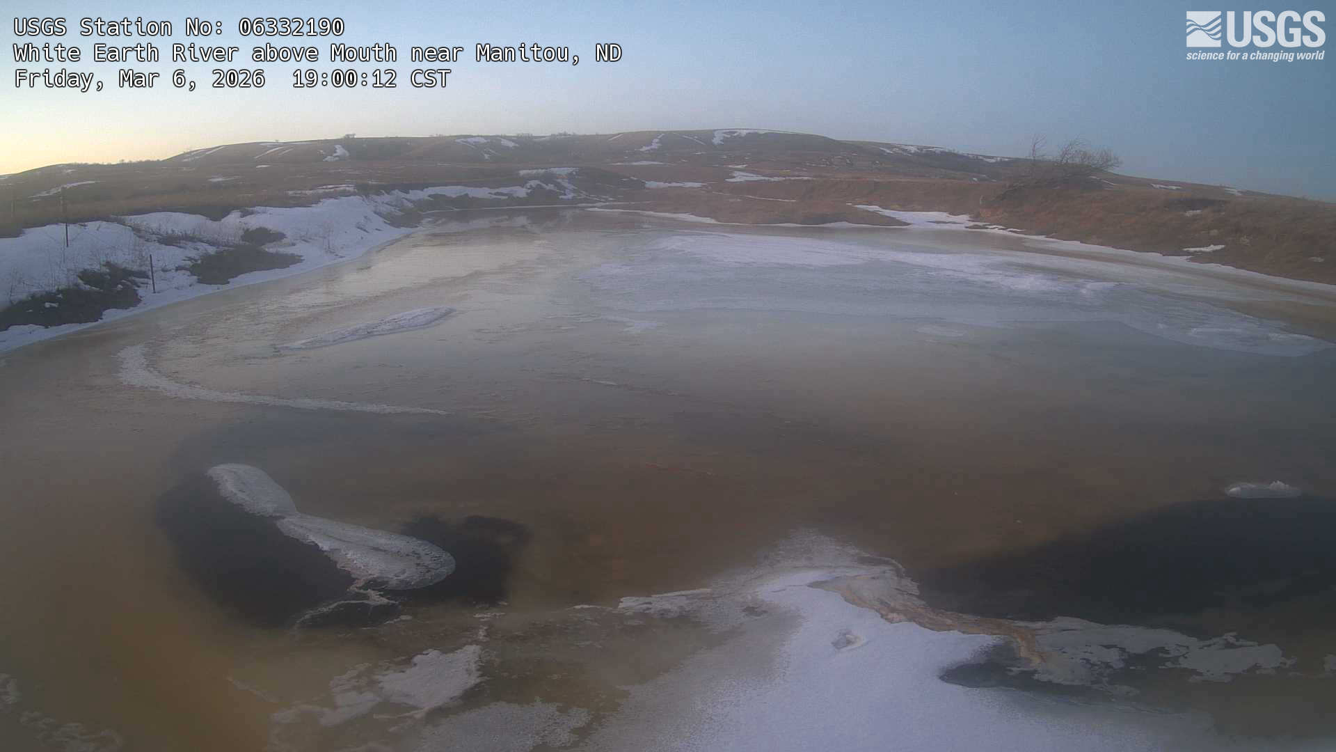USGS HIVIS CAM White Earth River above Mouth near Manitou